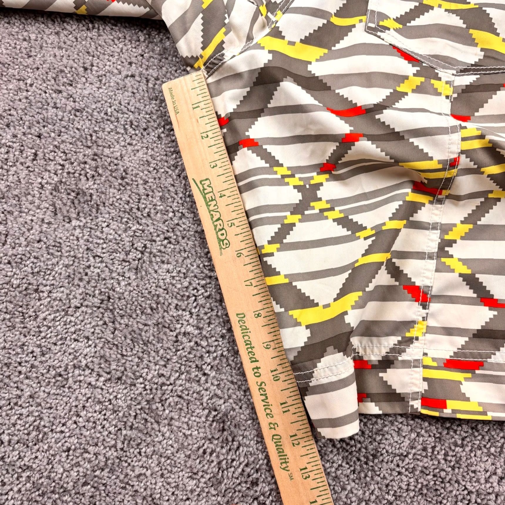 Nike Nike Golf Shorts Mens 34 Chino Stretch Zip Pocket Geometric Print Multicolor 34 (Regular) Mens Size US 34 / EU 50 - 6 Thumbnail