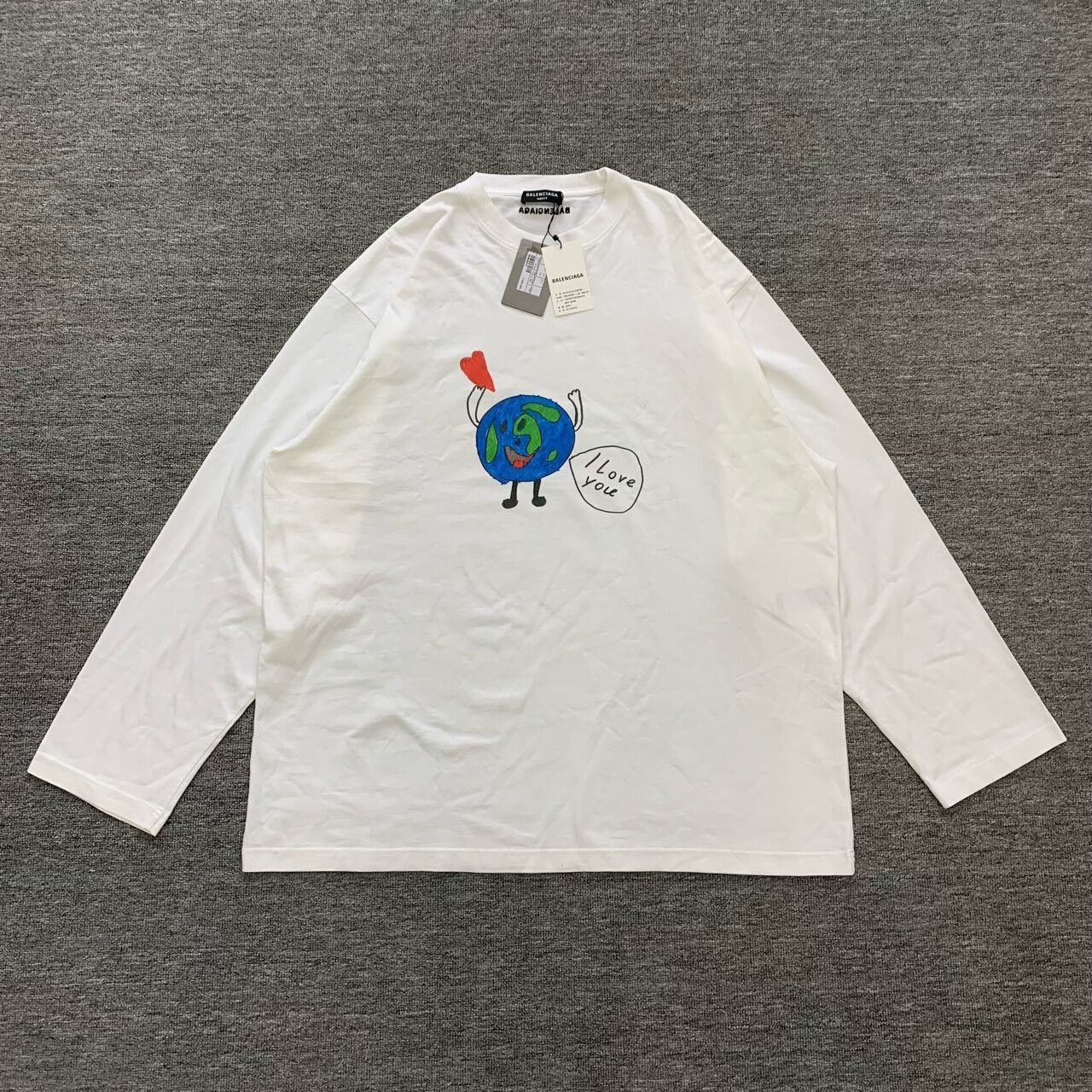 Balenciaga Balenciaga White Long Sleeve Shirt Size L Size US L / EU 52-54 / 3 - 1 Thumbnail