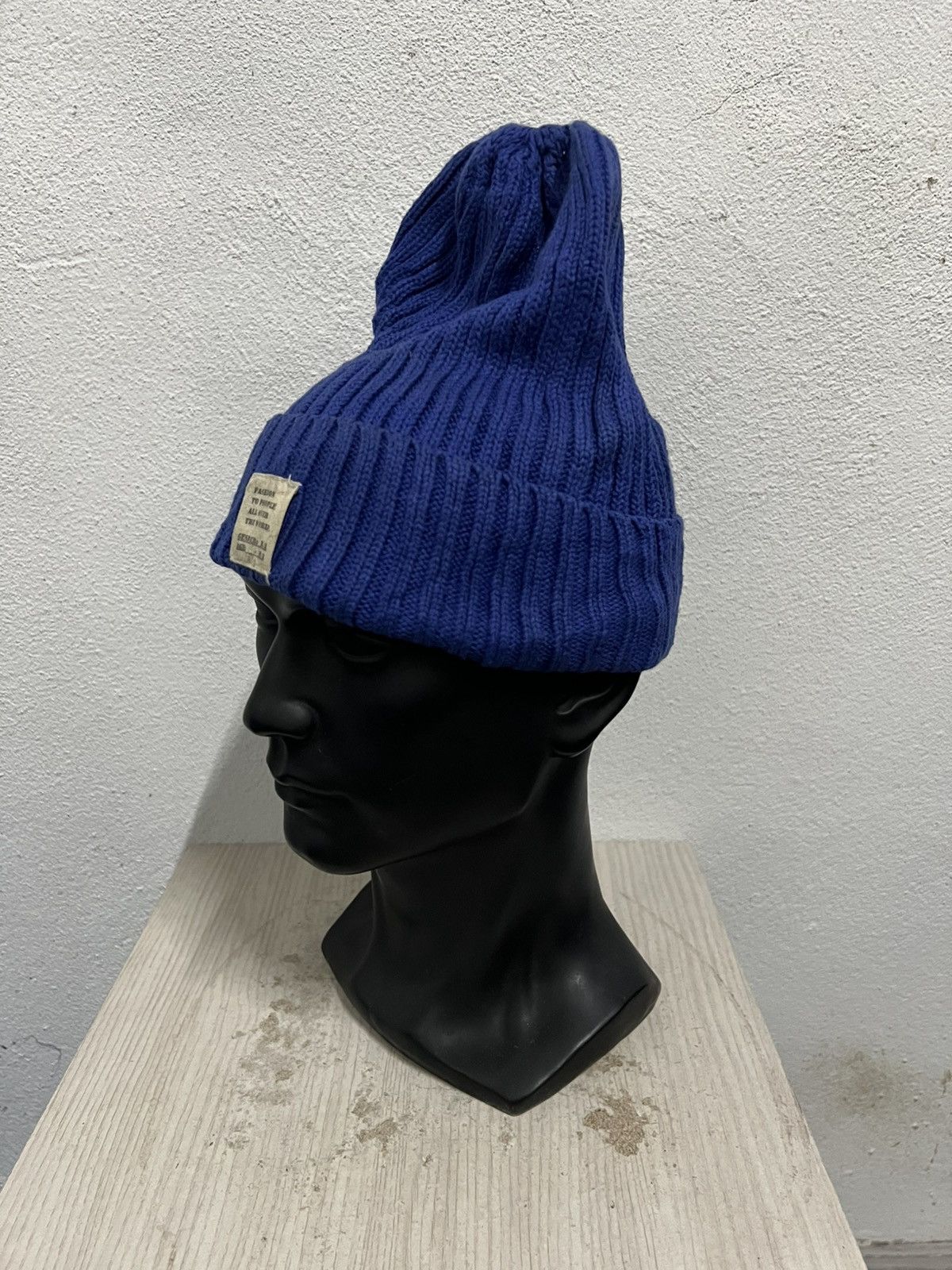 Japanese Brand Japanese Brand Global Work Beanie Hat Size ONE SIZE - 3 Thumbnail