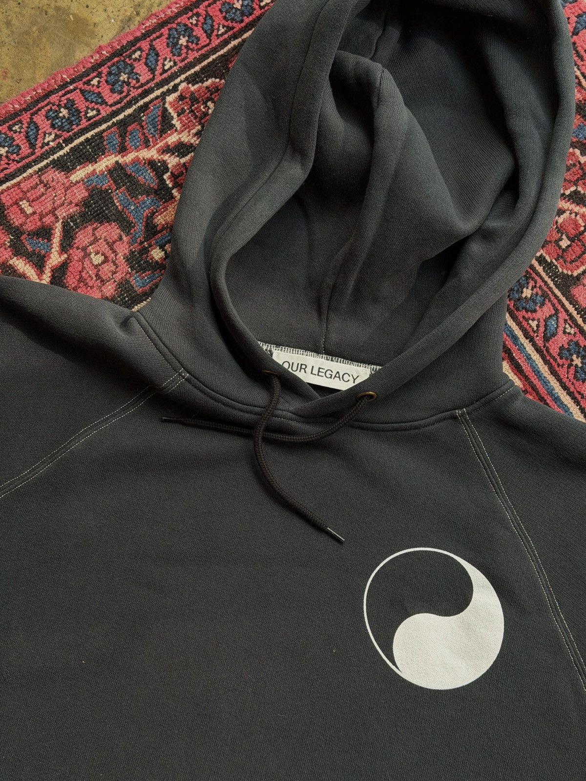 Our Legacy Our Legacy Work Shop Hoodie - Black *NEW* Size US XXL / EU 58 / 5 - 3 Thumbnail