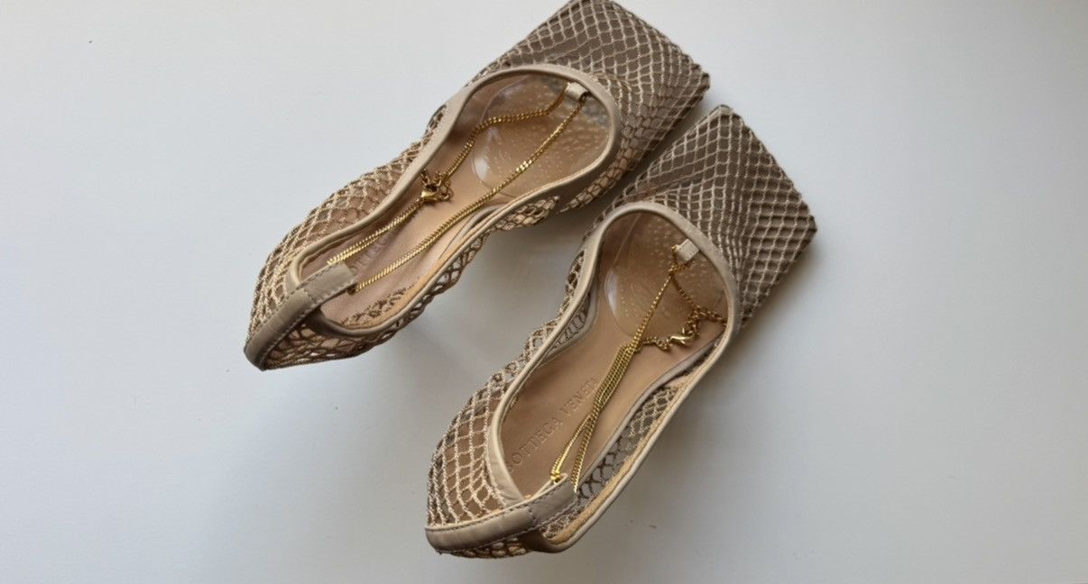 Bottega Veneta Bottega Vaneta Net Heels Size US 8.5 / IT 38.5 - 3 Thumbnail