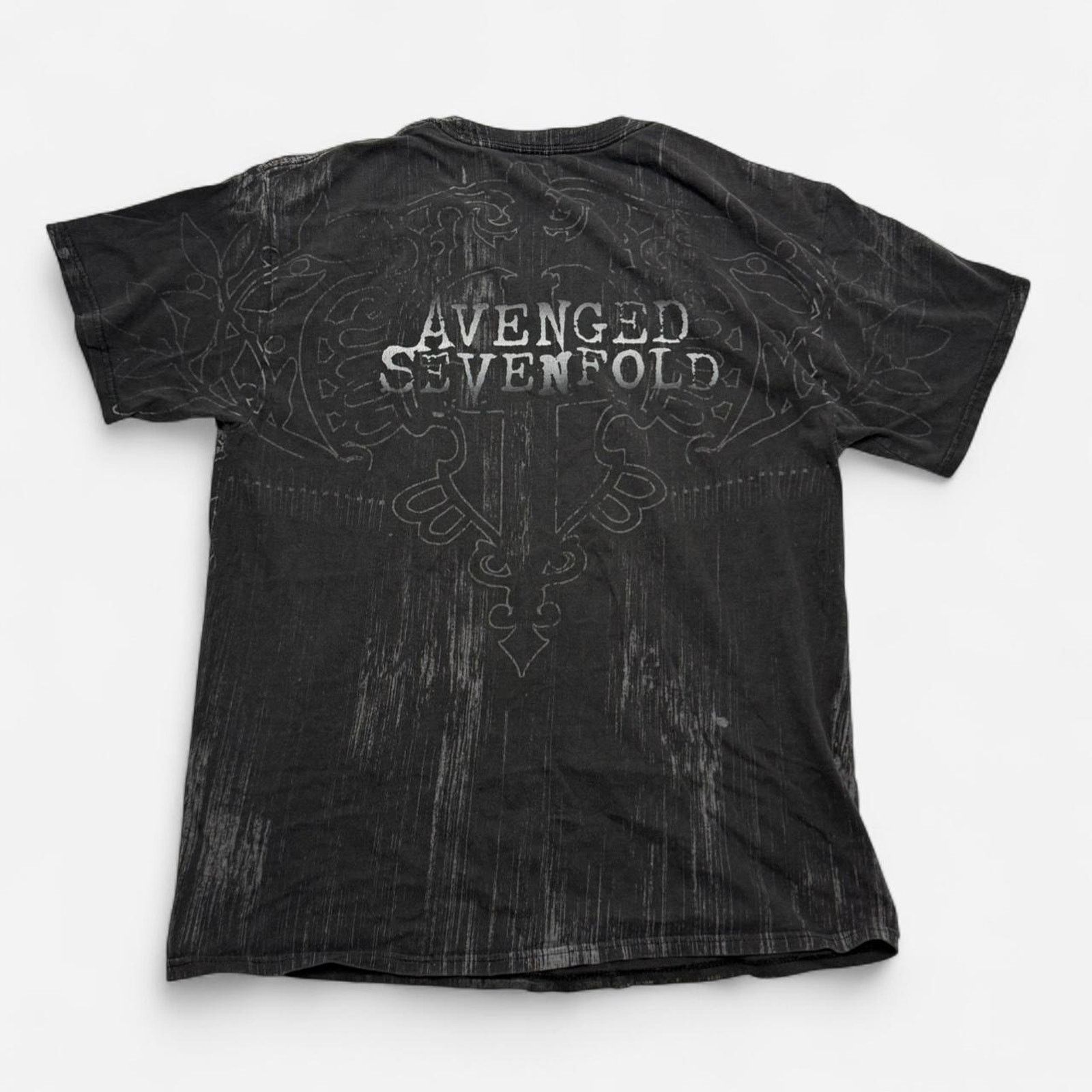 Hanes Avenged Sevenfold Y2K Skull Graphic Band Tee Black Size M Size US M / EU 48-50 / 2 - 2 Thumbnail
