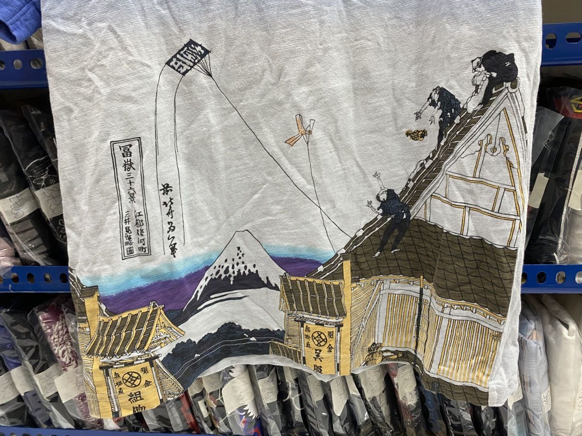 Uniqlo UNIQLO X HOKUSAI BLUE TSHIRT Size US M / EU 48-50 / 2 - 2 Thumbnail