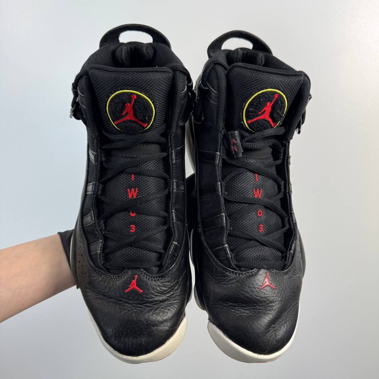 Nike Nike Air Jordan 6 Rings 322992-063 Black Red Size US 11 Size US 11 / EU 44 - 2 Thumbnail