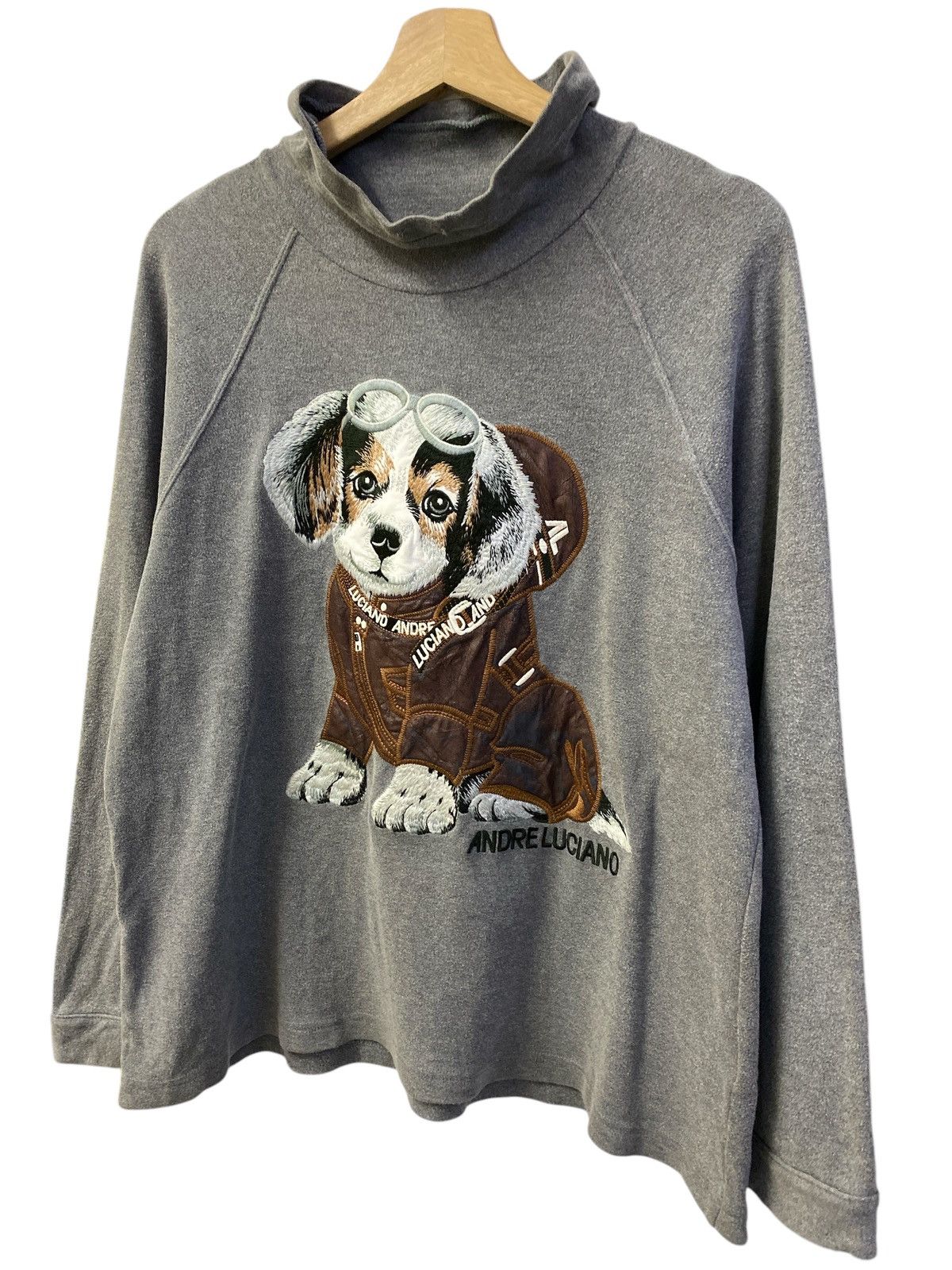 Andreluciano × Designer × Vintage Vintage Andreluciano Turtleneck Long Sleeve Tee Size US M / EU 48-50 / 2 - 3 Thumbnail