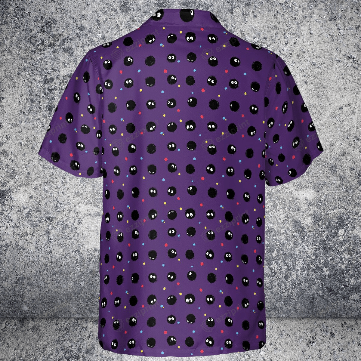 Designer × The Unbranded Brand Susuwatari Studio Ghibli Anime Pattern Button Down Shirt Size US M / EU 48-50 / 2 - 3 Thumbnail