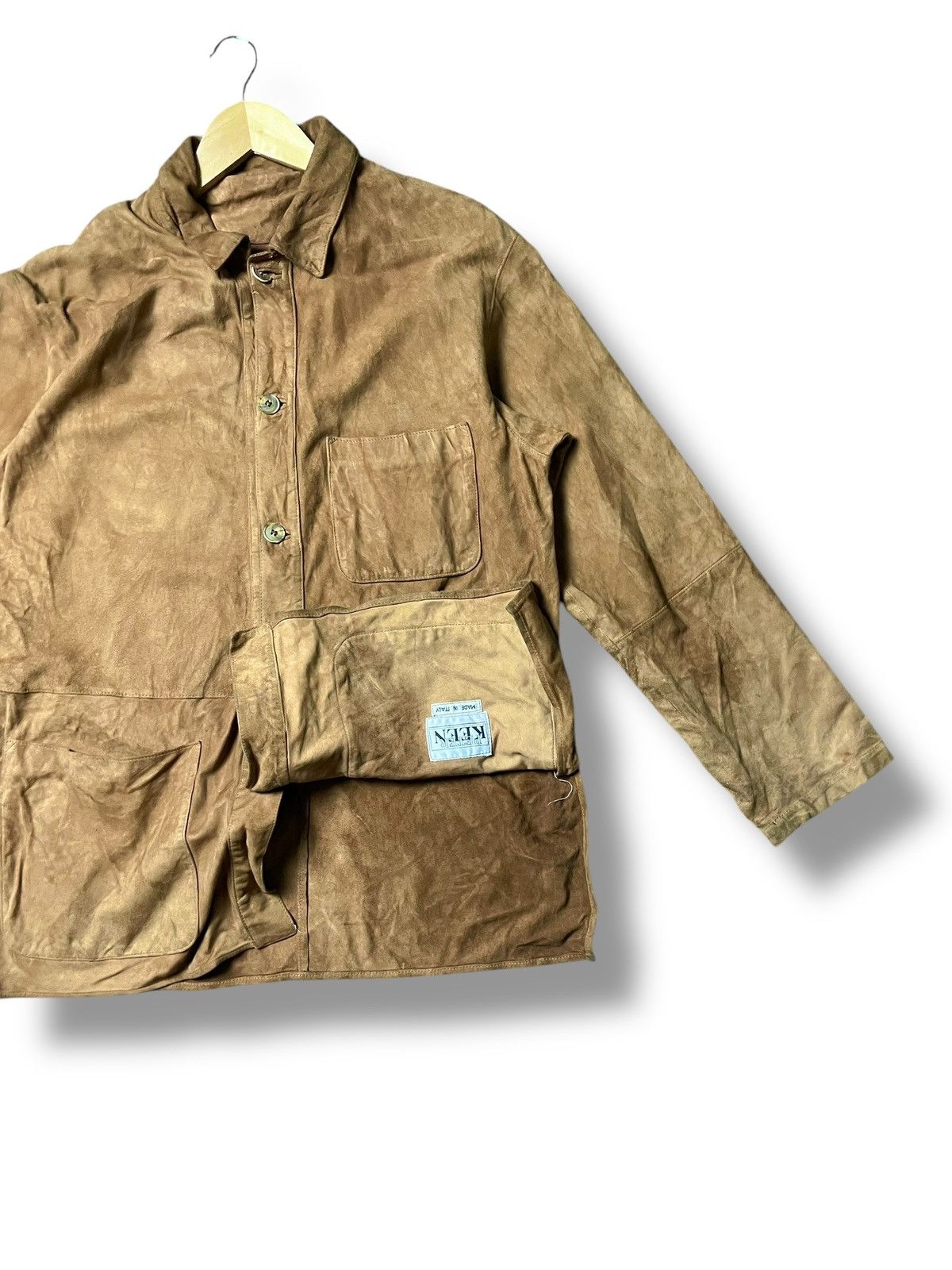 Vintage Vintage Peter Keen Leather Suede Jacket (45) Size US S / EU 44-46 / 1 - 2 Thumbnail