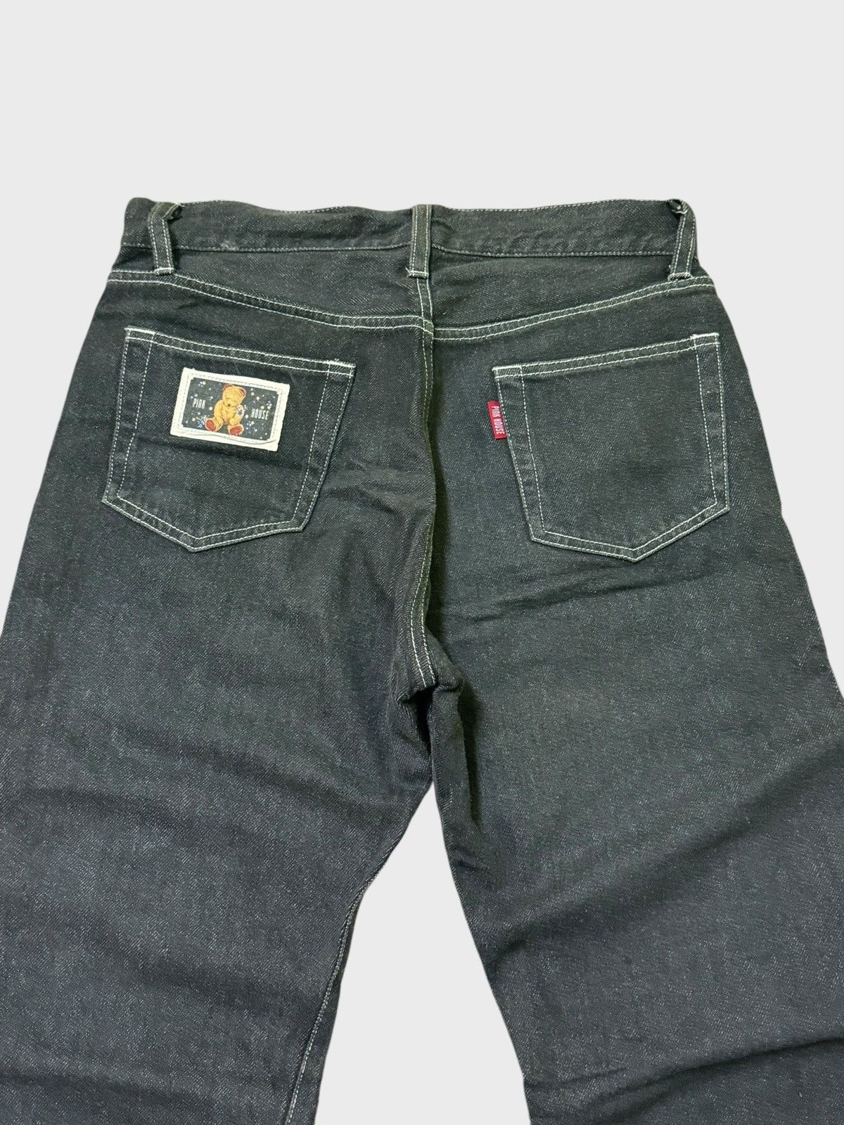 Japanese Brand × Pink House VTG Pink House Embroidered Bear Denim Jeans Size US 29 - 10 Thumbnail