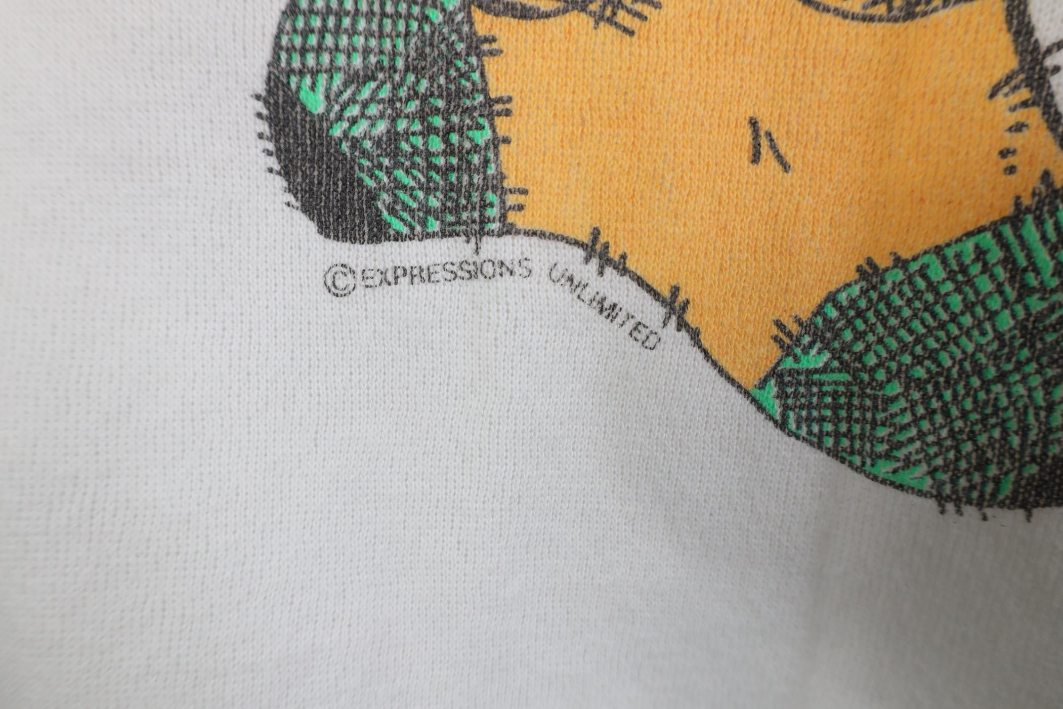 Vintage Vintage 90s Christmas Cat Kitten Crewneck Sweatshirt Size XL / US 12-14 / IT 48-50 - 5 Thumbnail