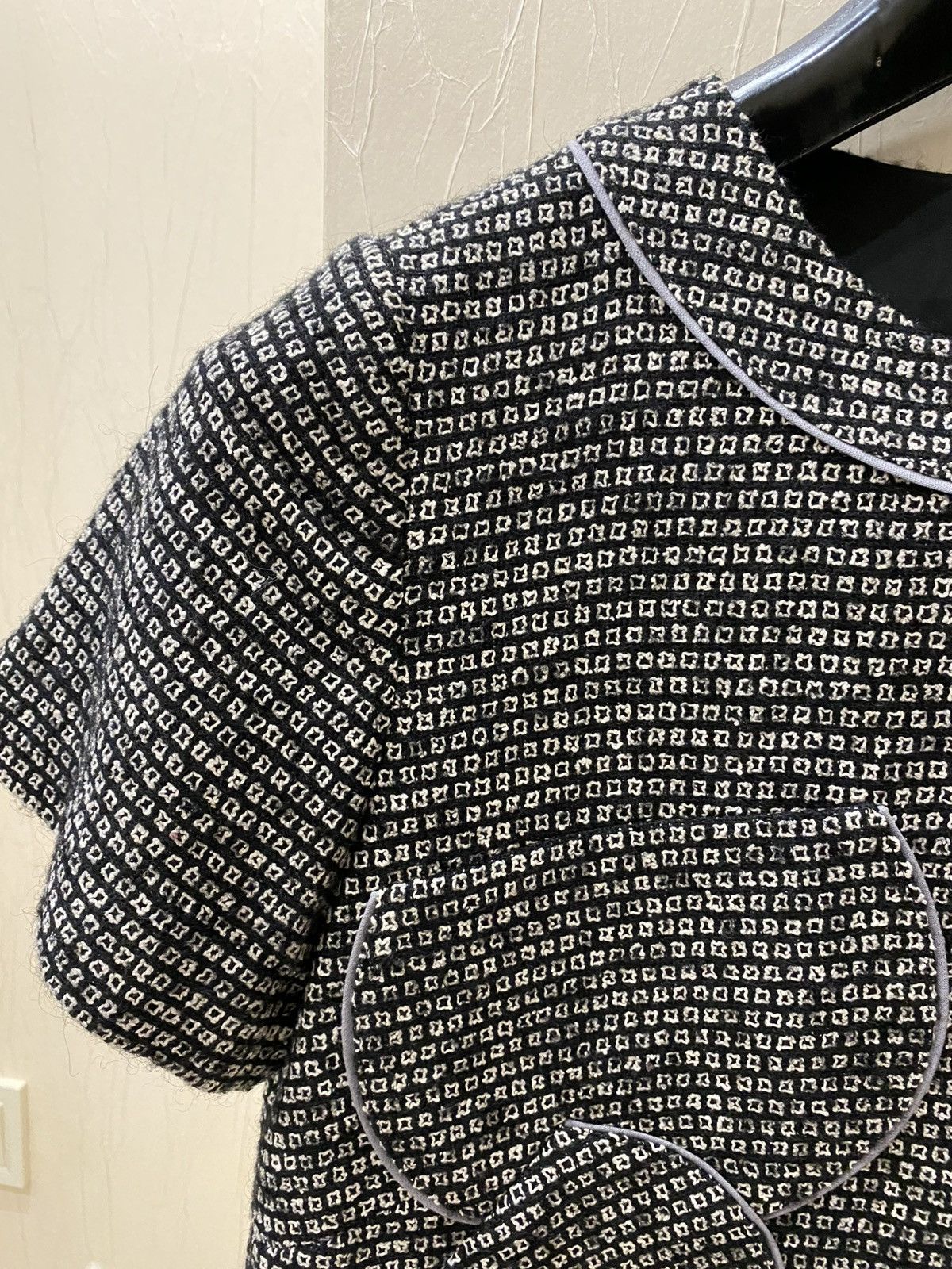 Other Chic Black and White Textured Dress Size S / US 4 / IT 40 - 5 Thumbnail