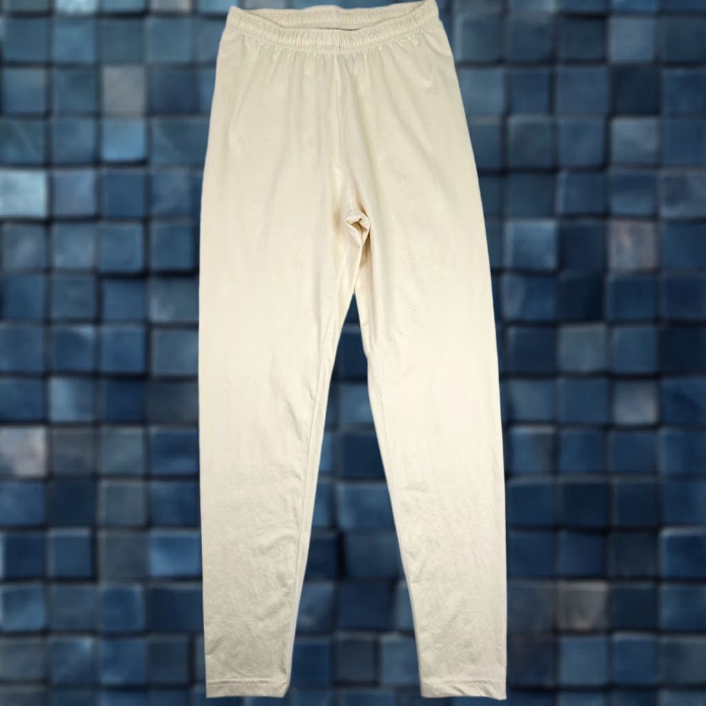 Vintage VINTAGE Duofold Long John Bottoms Pants Men L Ivory Cream Stretch Polyester Spandex 29" Inseam 25" Waist EUC Size 36" / US 14 / IT 50 - 1 Thumbnail