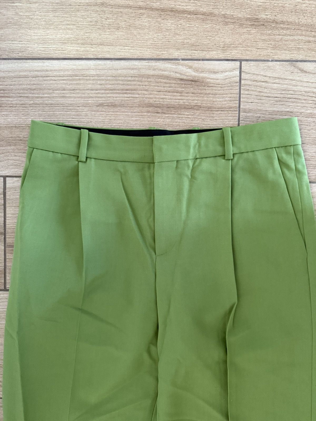 BOTTER Botter Pleated Trousers (Lime) Size US 33 - 3 Thumbnail