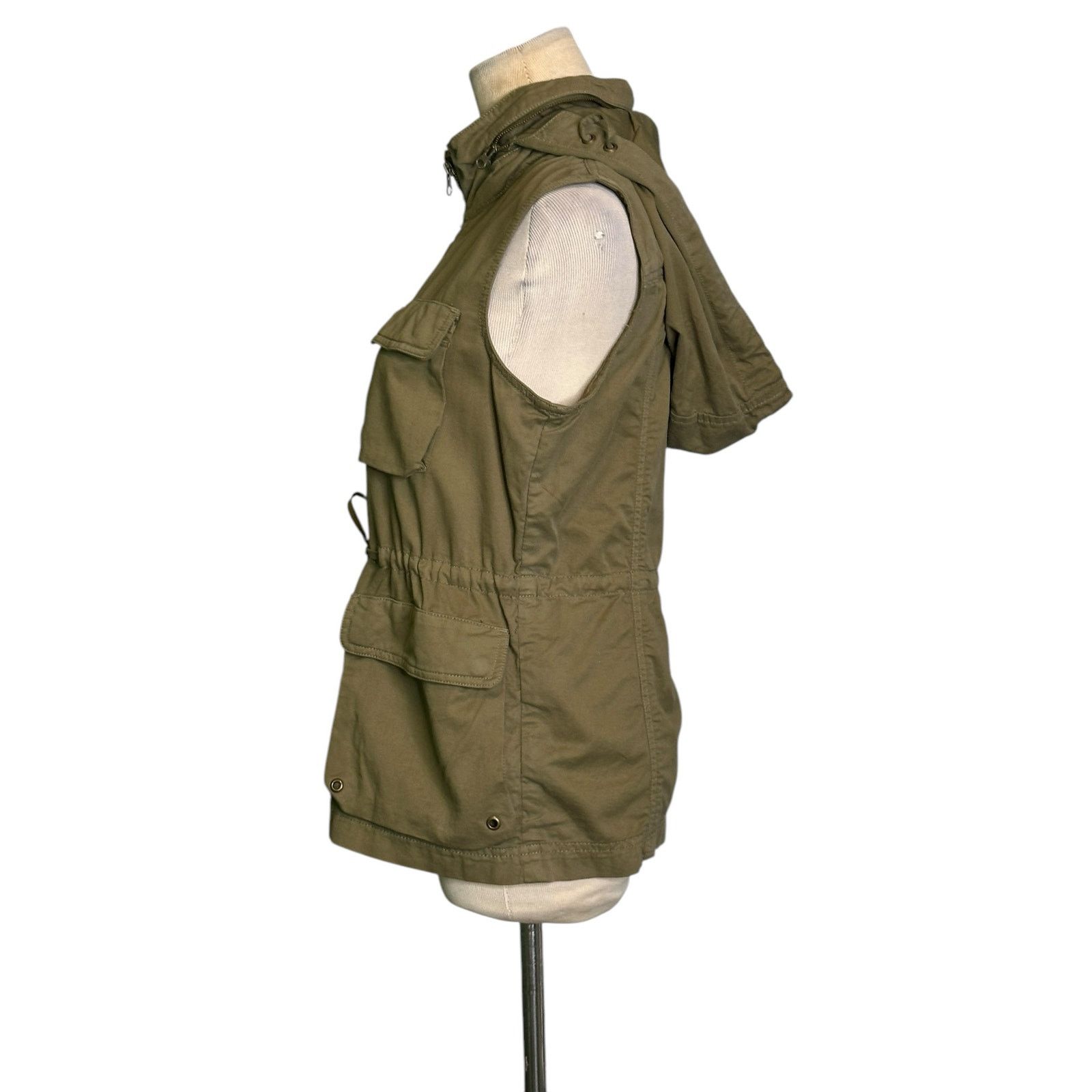 J.Crew J.Crew Classic twill Chino green hoodie vest jacket size XS Size XS / US 0-2 / IT 36-38 - 9 Thumbnail