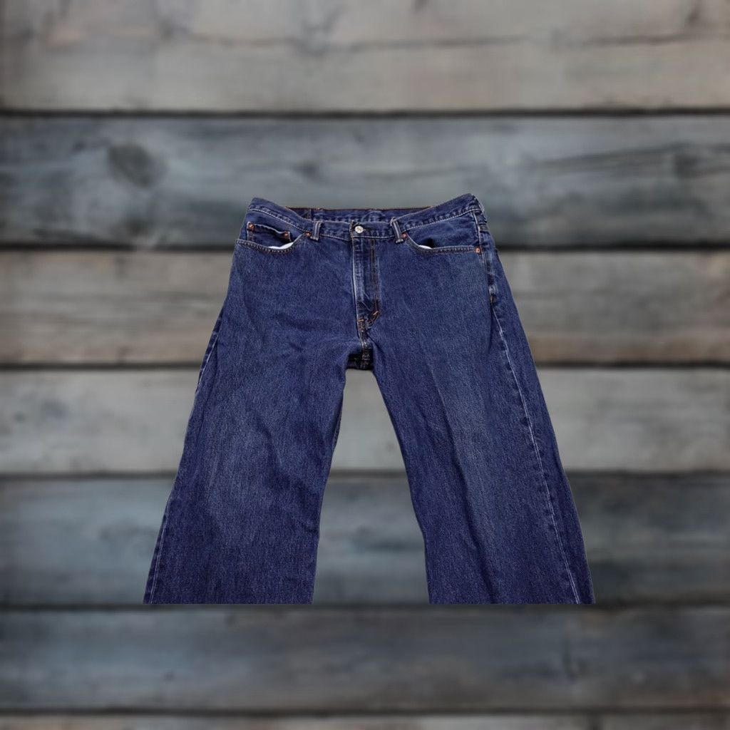 Levi's Levi's 550 Jeans Mens 38x30 Blue Relaxed Fit Dark Wash Western Cowboy Rancher Jeans Size US 38 / EU 54 - 1 Thumbnail