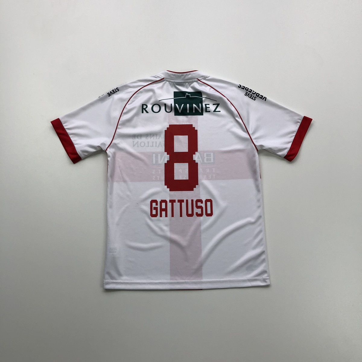 Errea Errea FC Sion #8 Gattuso 2012/2013 Home Jersey Vintage White Size US XS / EU 42 / 0 - 3 Thumbnail