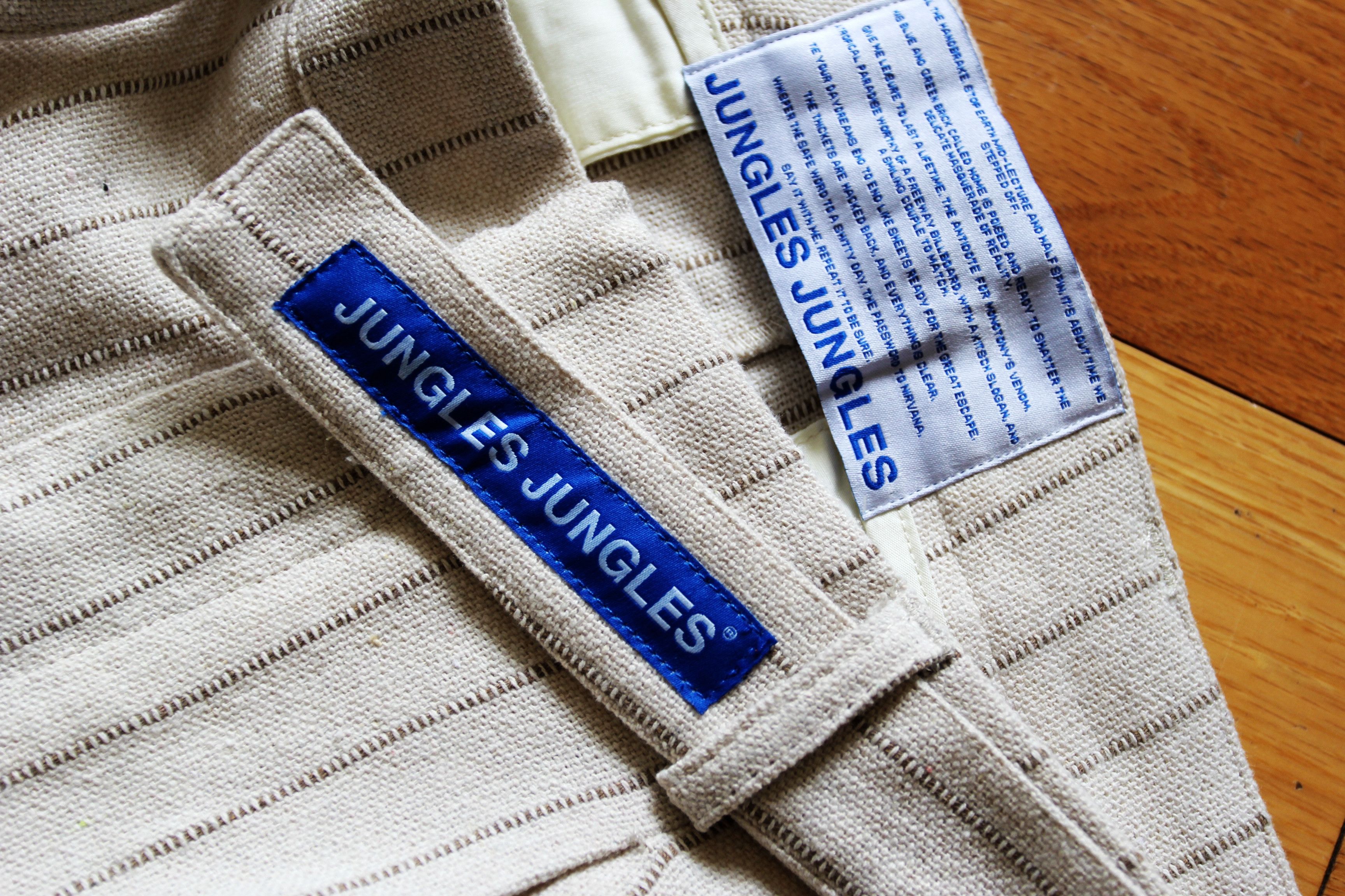 Jungles BNWT SS24 JUNGLES JUNGLES ORNAMENTS PLEATED PANTS L Size US 34 / EU 50 - 8 Thumbnail