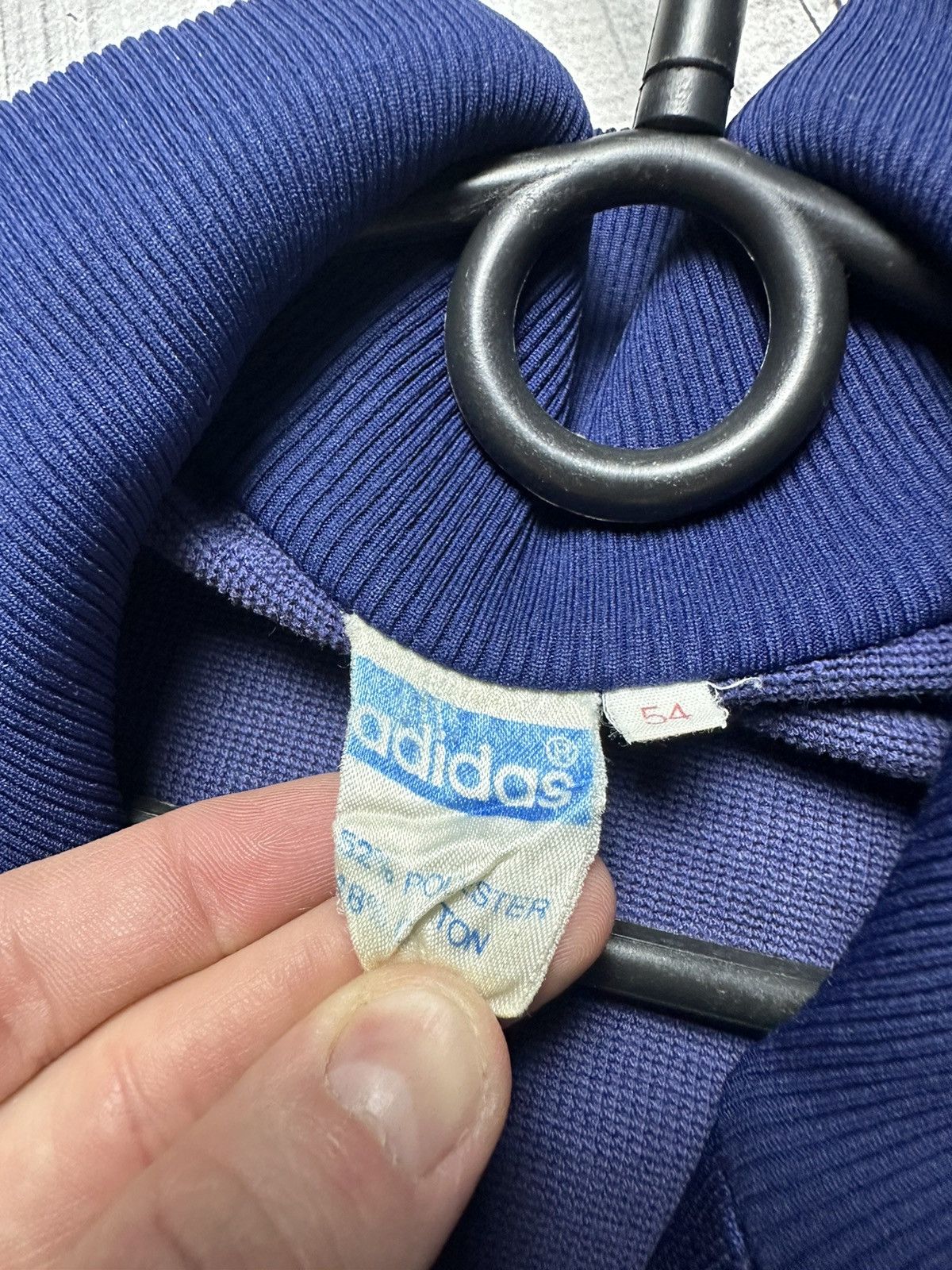 Adidas × Vintage Vintage adidas track jacket West Germany blue striped L Size US L / EU 52-54 / 3 - 6 Thumbnail