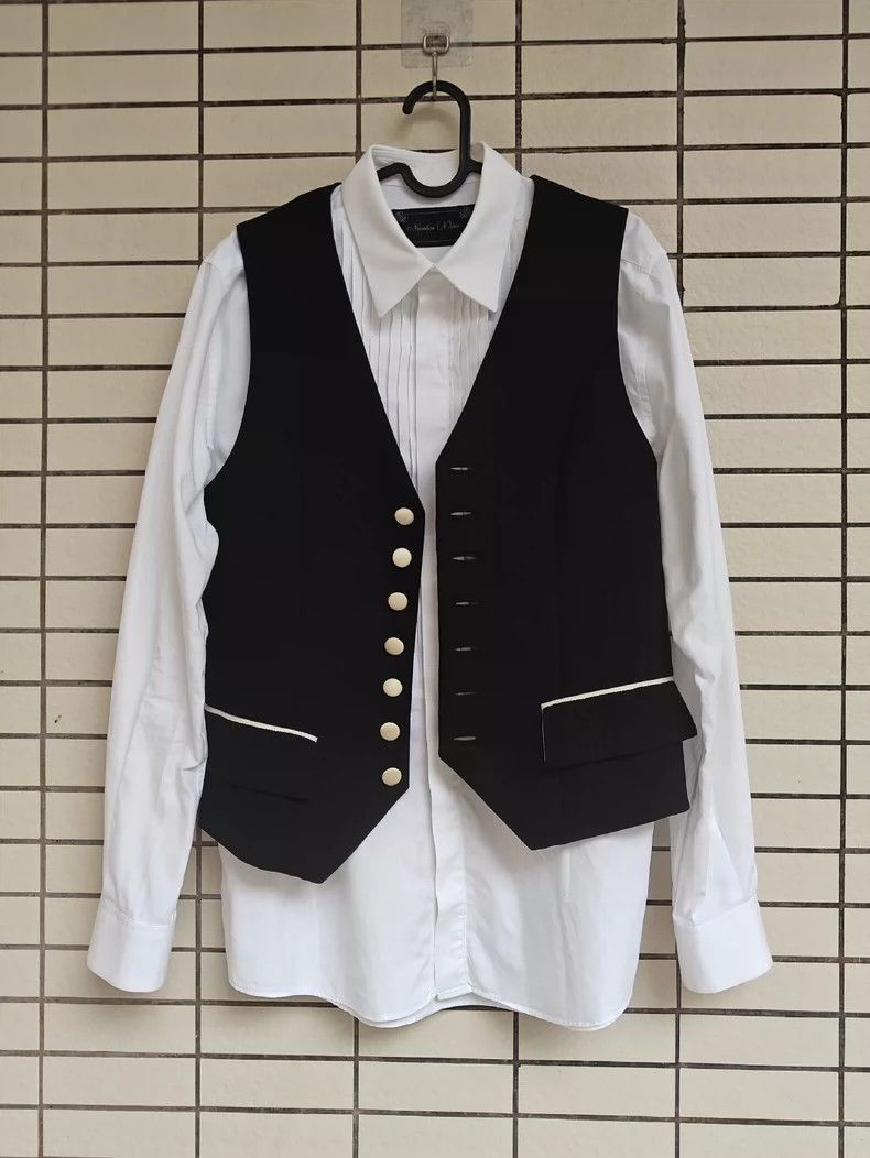 Number (N)ine Number (N)ine08aw organ pleated shirt 2503-Nextarrow Size US XL / EU 56 / 4 - 7 Thumbnail