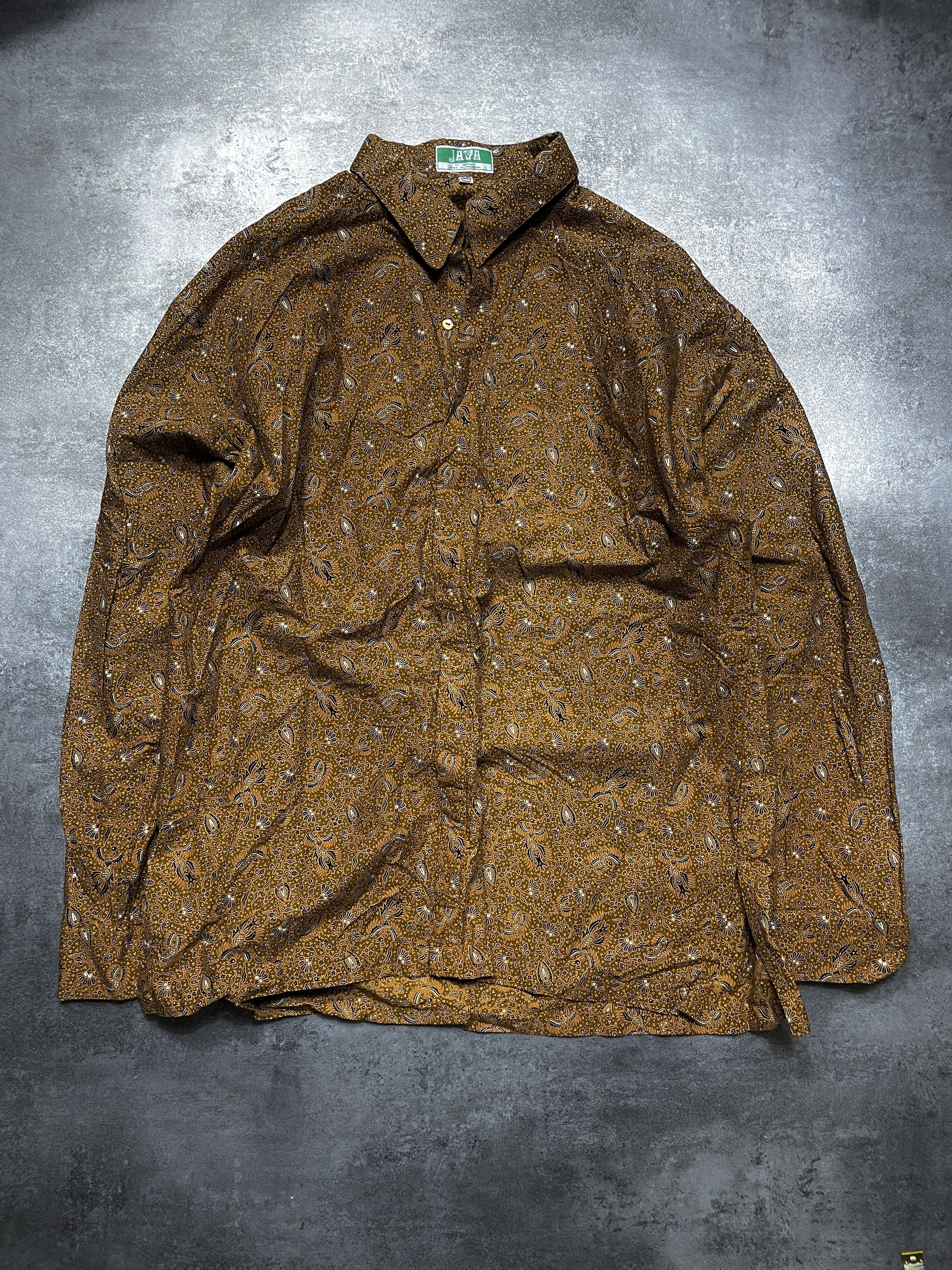 Vintage Vintage Y2K Shirt Solid Indonesia All Over Print Size US XXL / EU 58 / 5 - 1 Thumbnail