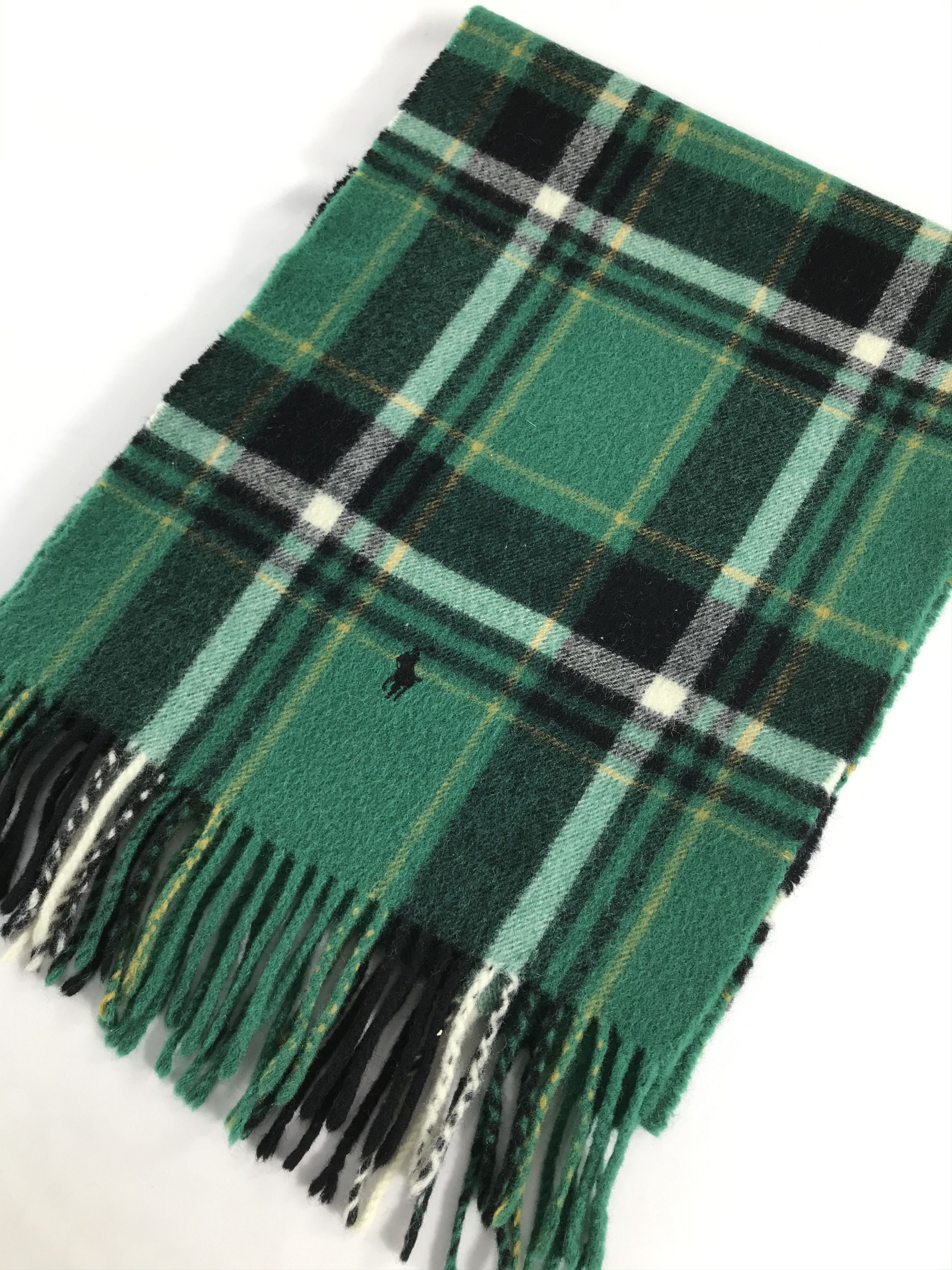 Polo Ralph Lauren Polo Ralph Lauren Wool Scarf Muffler V557 Size ONE SIZE - 3 Thumbnail