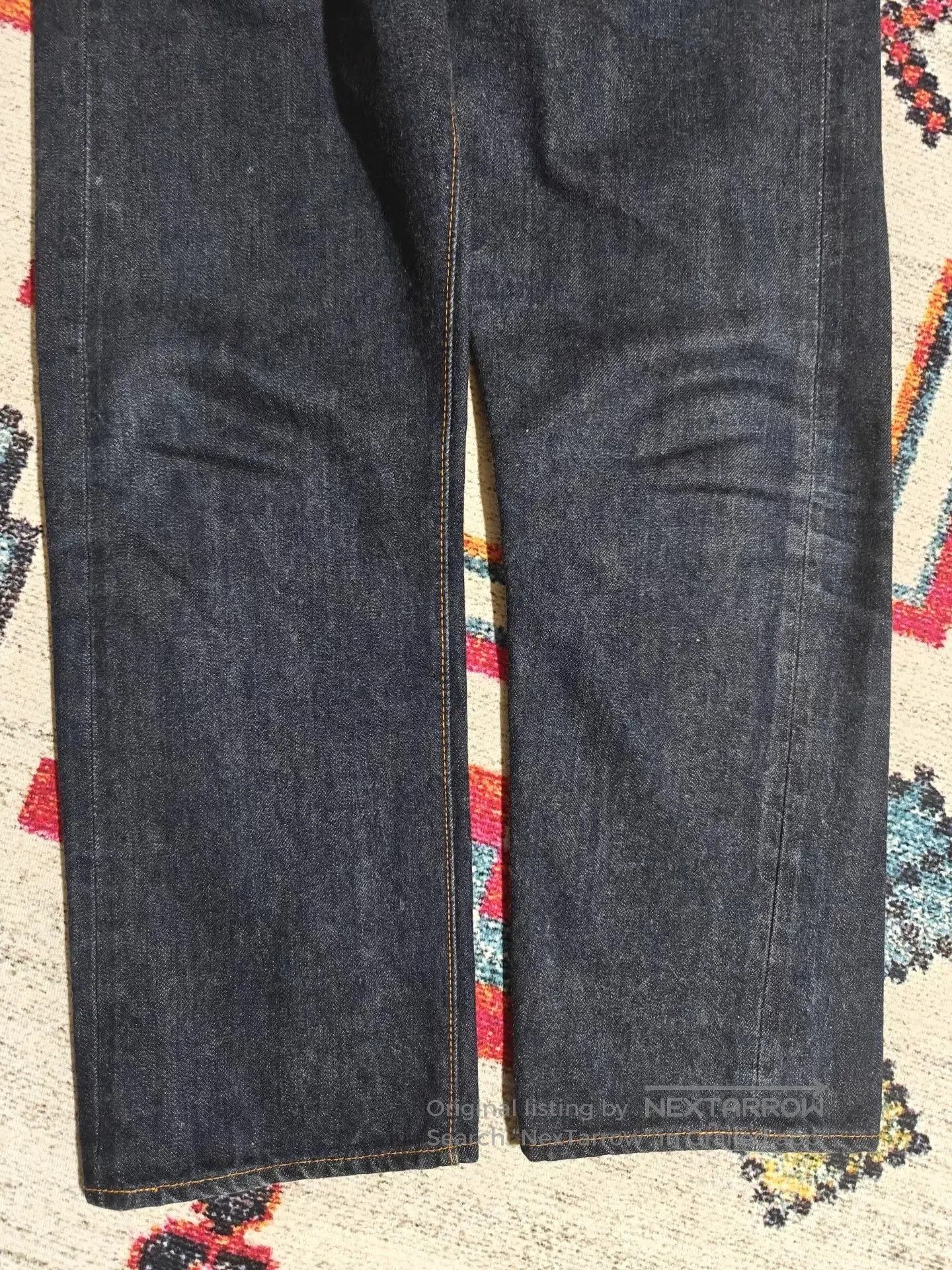 RESOLUTE RESOLUTE 710 Retro Slim Straight Raw Jeans. Size US 32 / EU 48 - 5 Thumbnail