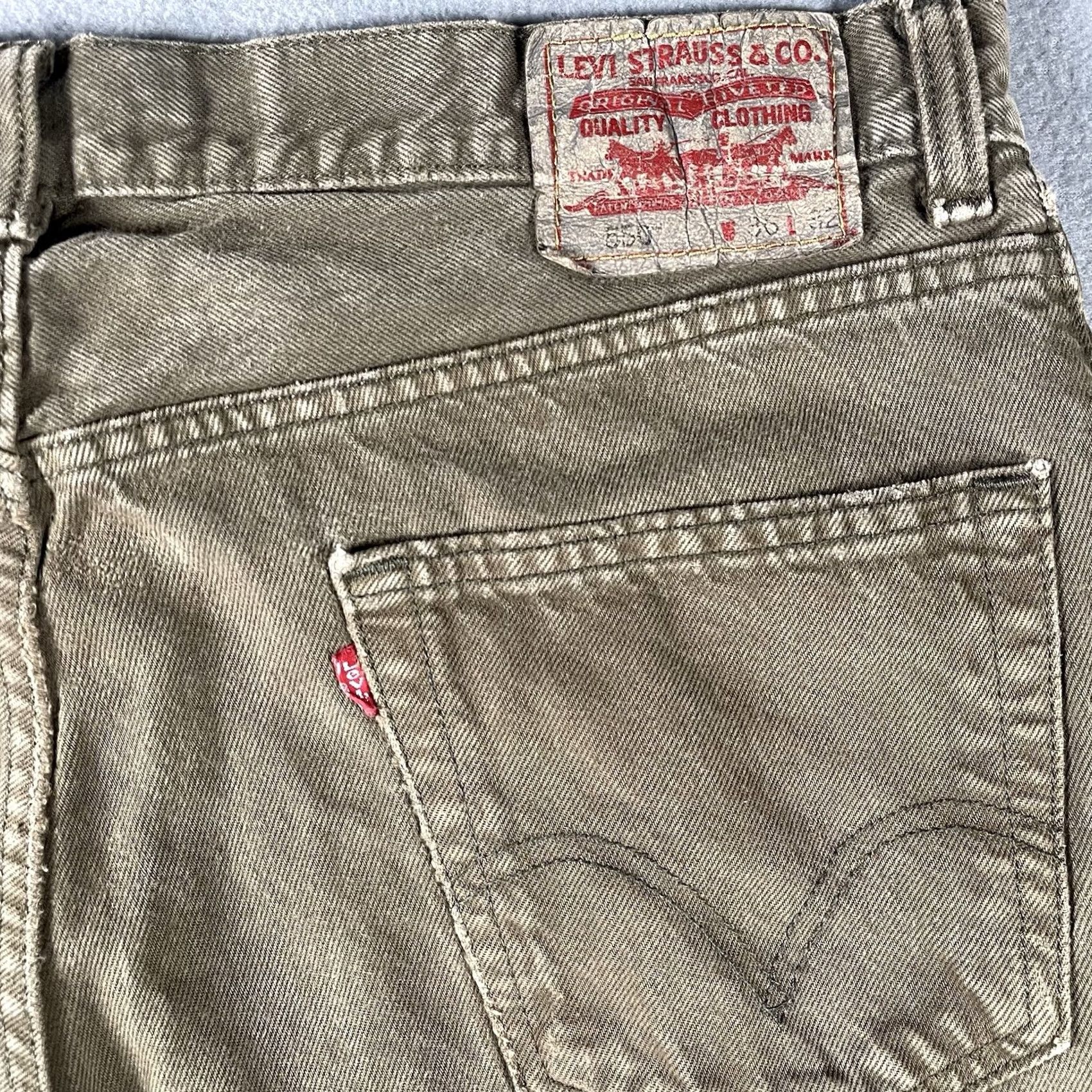 Levi's VINTAGE Levi's 550 Jeans Mens 36x32 Brown Relaxed Tapered Cotton VTG USA Size US 36 / EU 52 - 2 Thumbnail