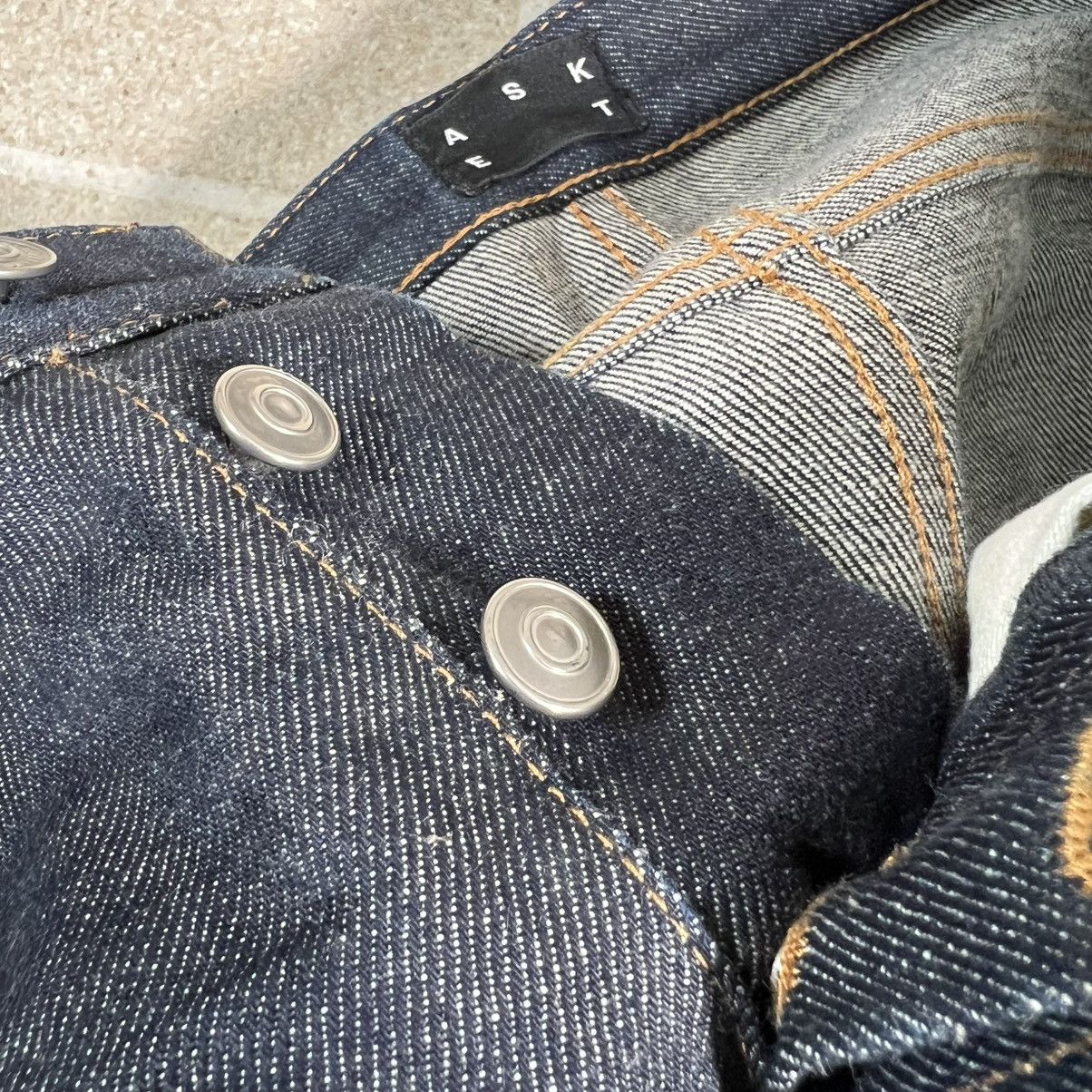 Asket Asket The Raw DenimJeans Mens 29x32 Made In Italy Denim Size US 29 - 9 Thumbnail