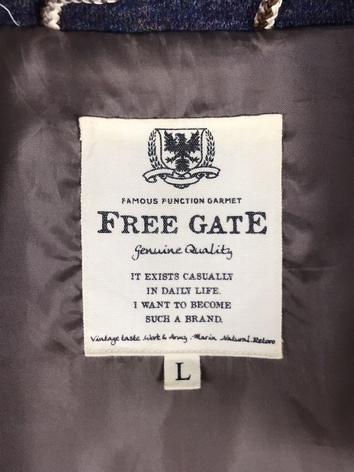 Japanese Brand 🌟Free Gate Wool Button Shirt Jacket Size US M / EU 48-50 / 2 - 9 Thumbnail