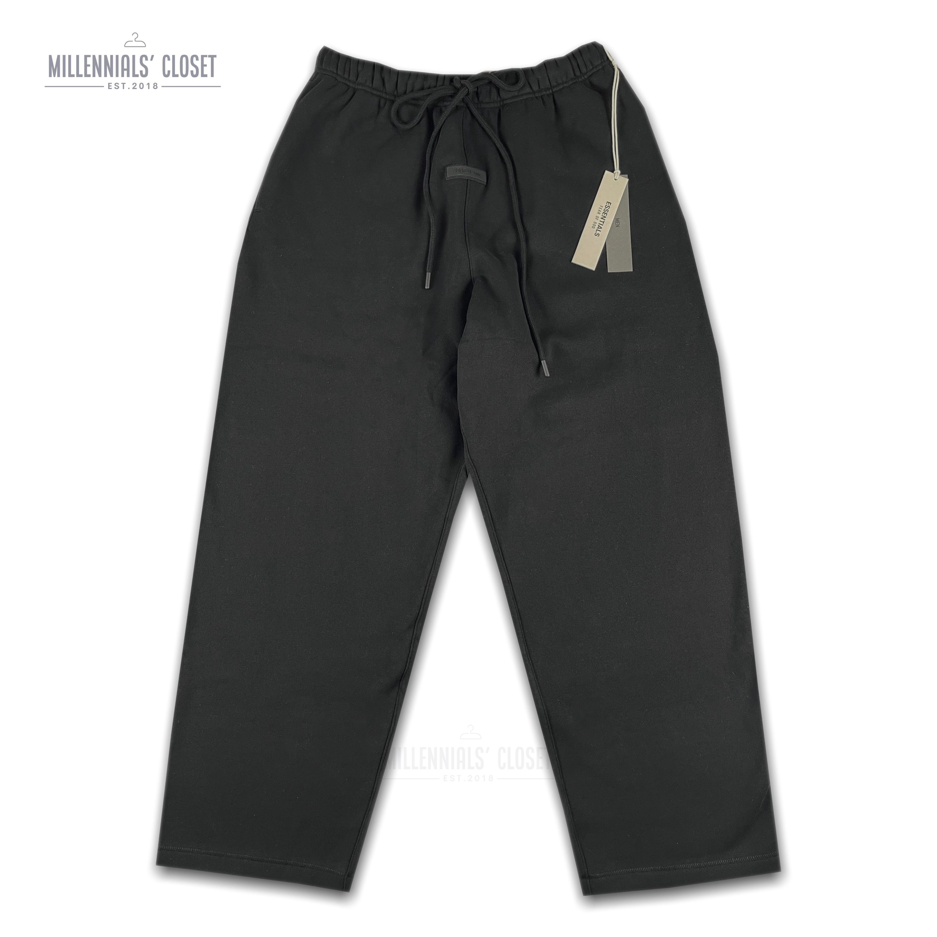 image of Essentials Lounge Sweatpants Jet Black Ss24 Xxs, Men's (Size 26)