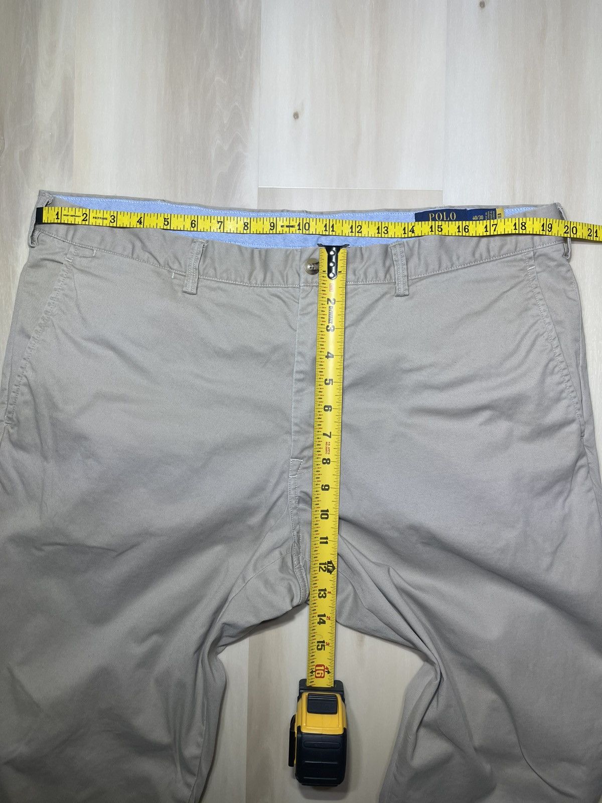 Polo Ralph Lauren Polo Ralph Lauren Pants 40x30 Khaki Chino Stretch Slim Fit Size US 40 / EU 56 - 4 Thumbnail