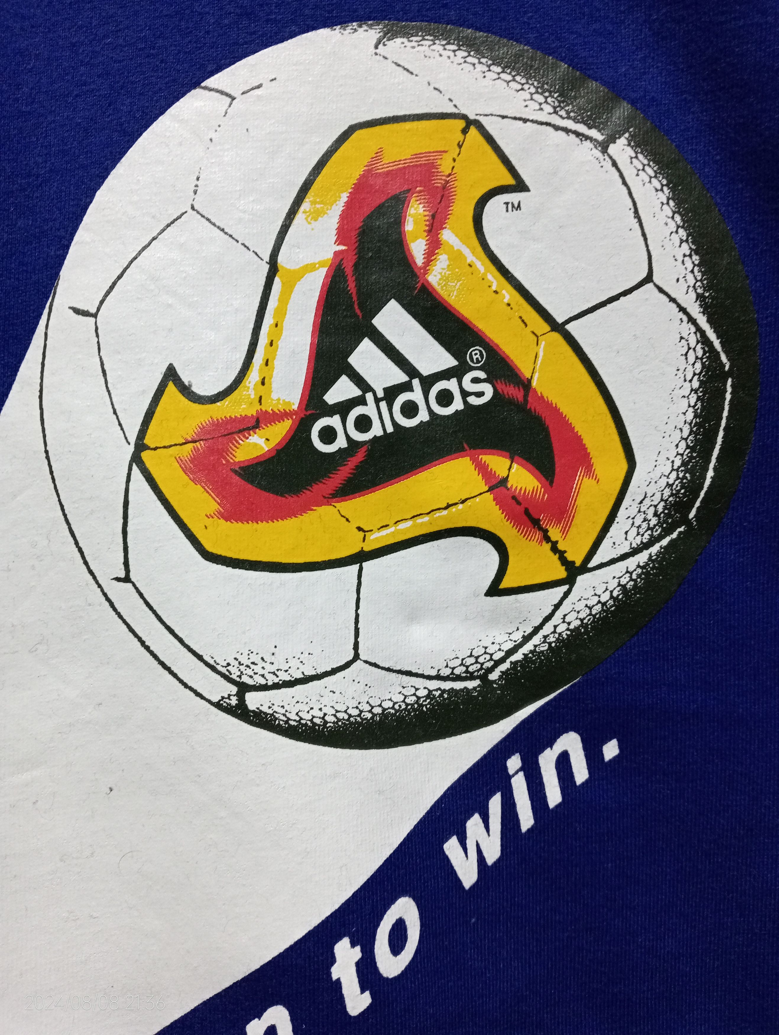 Adidas Vintage Y2K Adidas World Cup Japan/Korea Tee Size US S / EU 44-46 / 1 - 5 Thumbnail