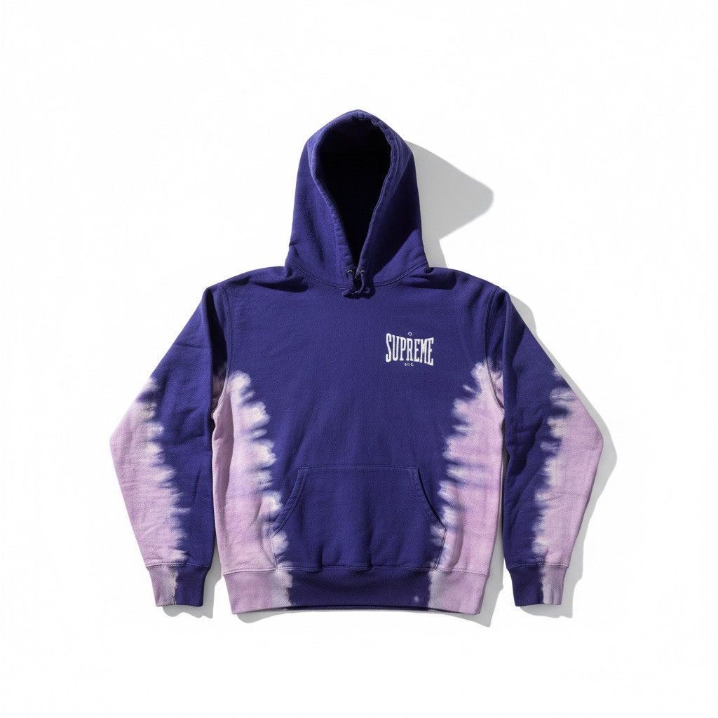 Supreme Supreme Hoodie Purple Medium Mens Tie Dye Size US M / EU 48-50 / 2 - 1 Thumbnail