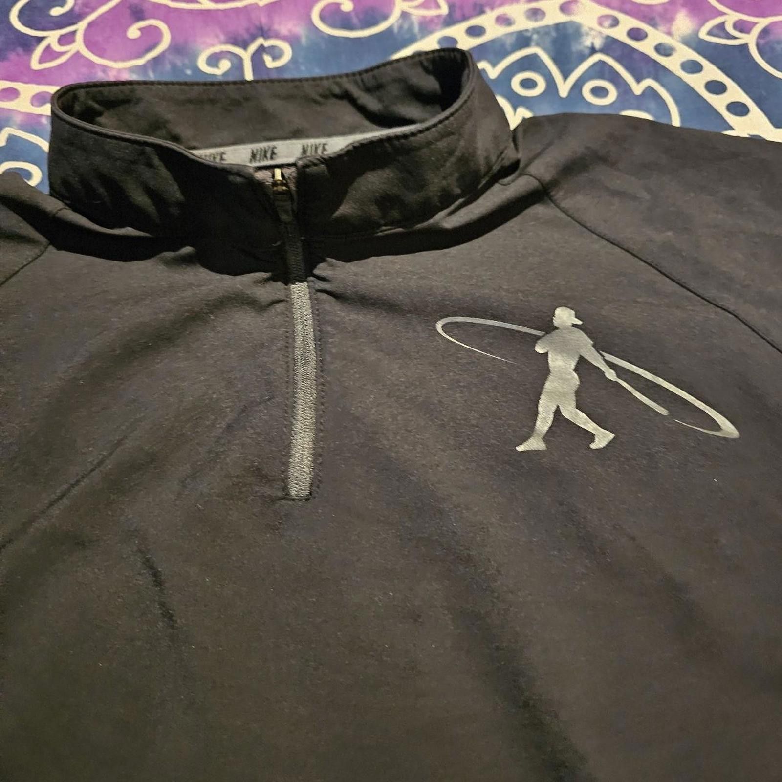 Nike Nike Men's Black and Grey Nike Swingman Griffy Jacket Size US S / EU 44-46 / 1 - 3 Thumbnail