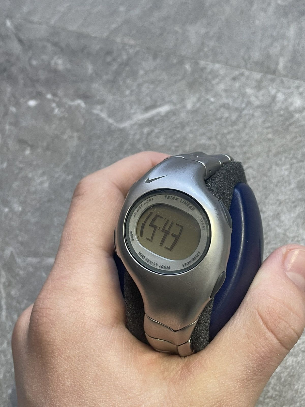 Nike 🚨 Nike Triax Liner Metal Super Digital Chronograph Watch Size ONE SIZE - 10 Thumbnail