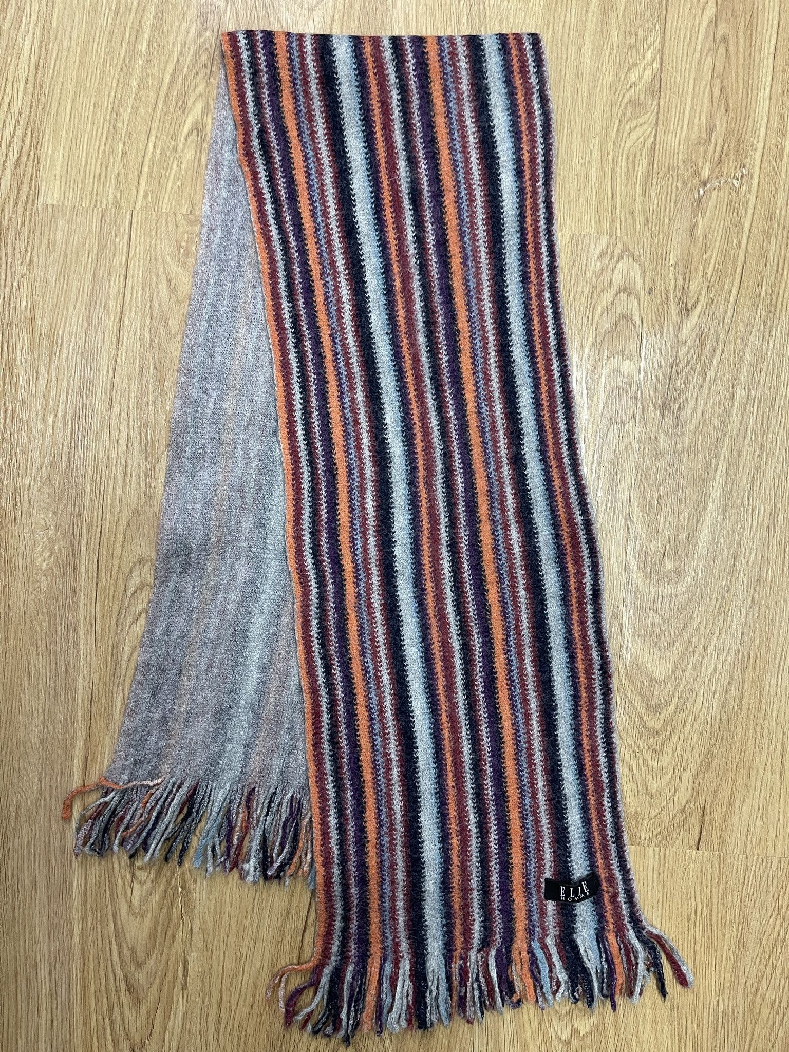 Vintage Vintage Elle Homme Scarf / Muffler - 6014 Size ONE SIZE - 6 Thumbnail