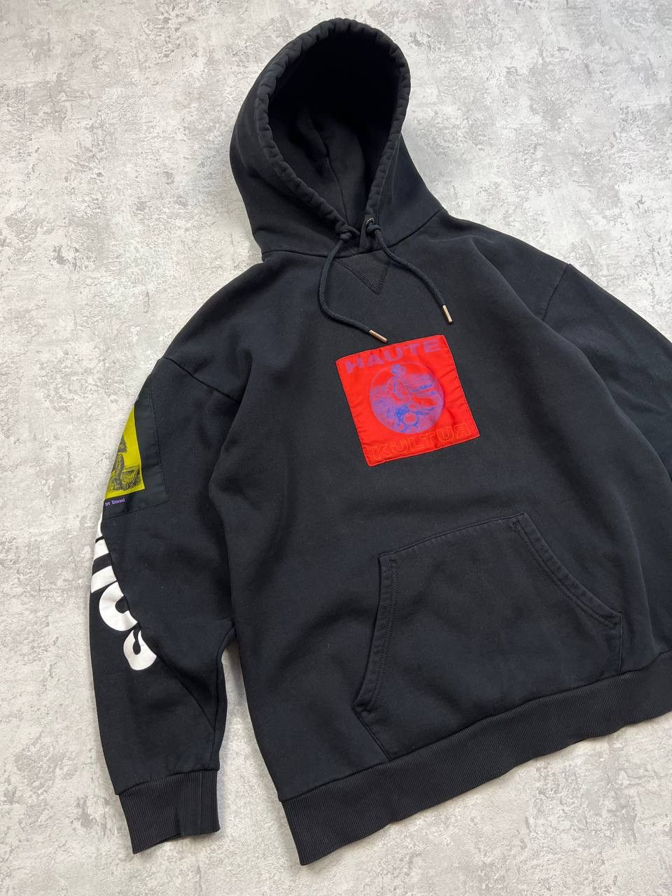 Diesel Diesel Haute Kultur Black Hoodie Big Logo Size US S / EU 44-46 / 1 - 2 Thumbnail