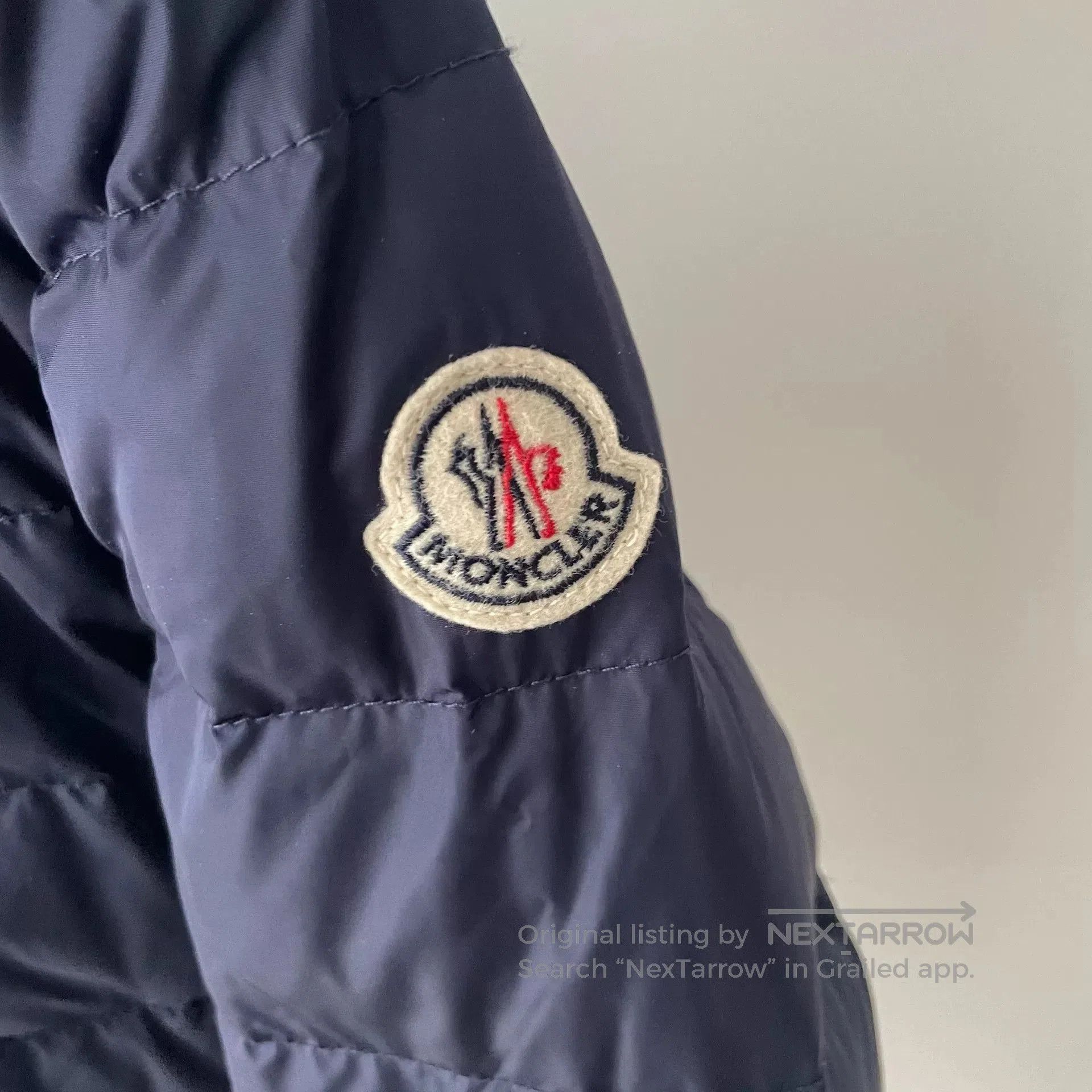 Moncler Moncler Sleeve Logo Fitted Down Jacket. Size XS / US 0-2 / IT 36-38 - 3 Thumbnail