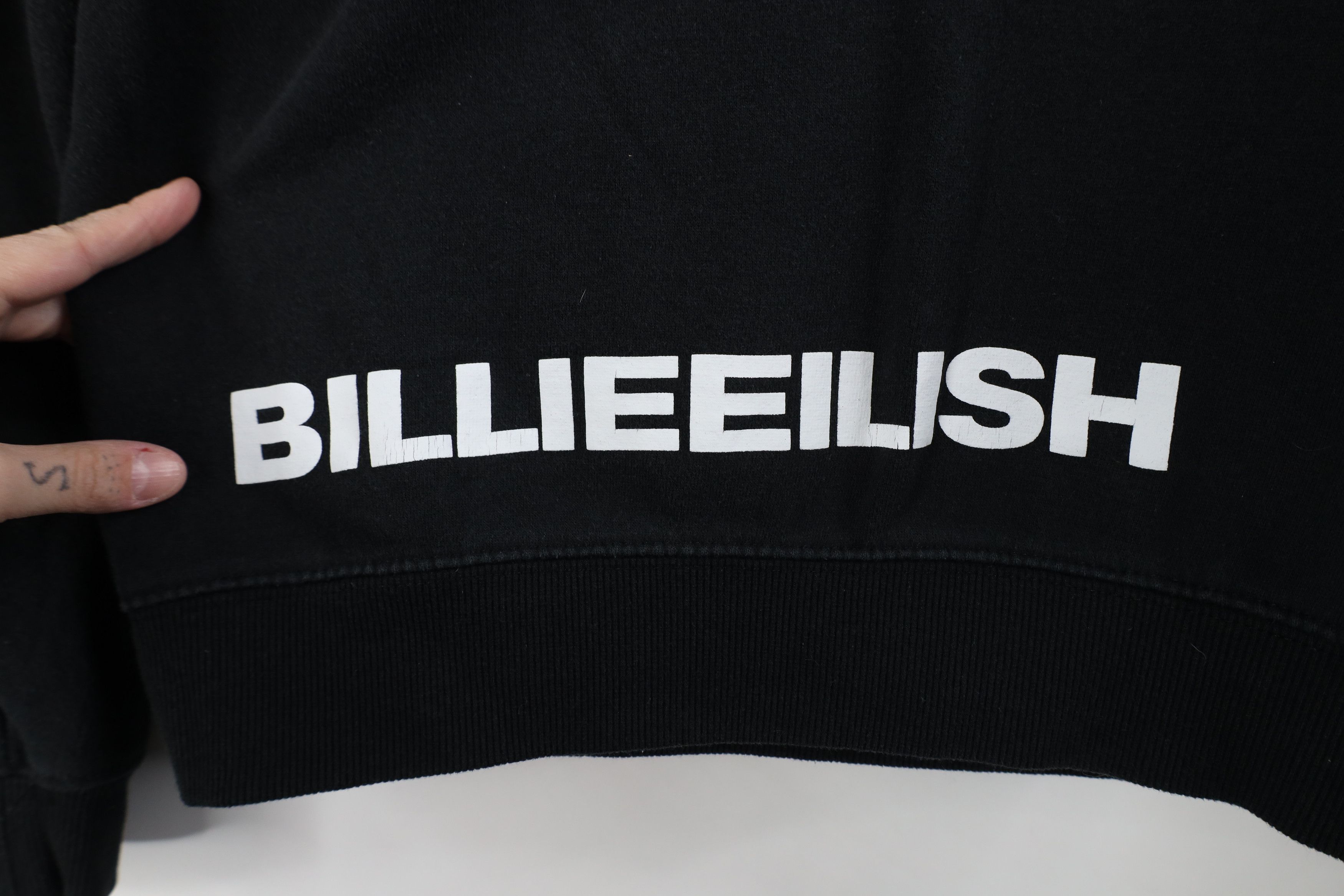Vintage Billie Eilish Spell Out Official Tour Band Hoodie Sweatshirt Size S / US 4 / IT 40 - 11 Thumbnail