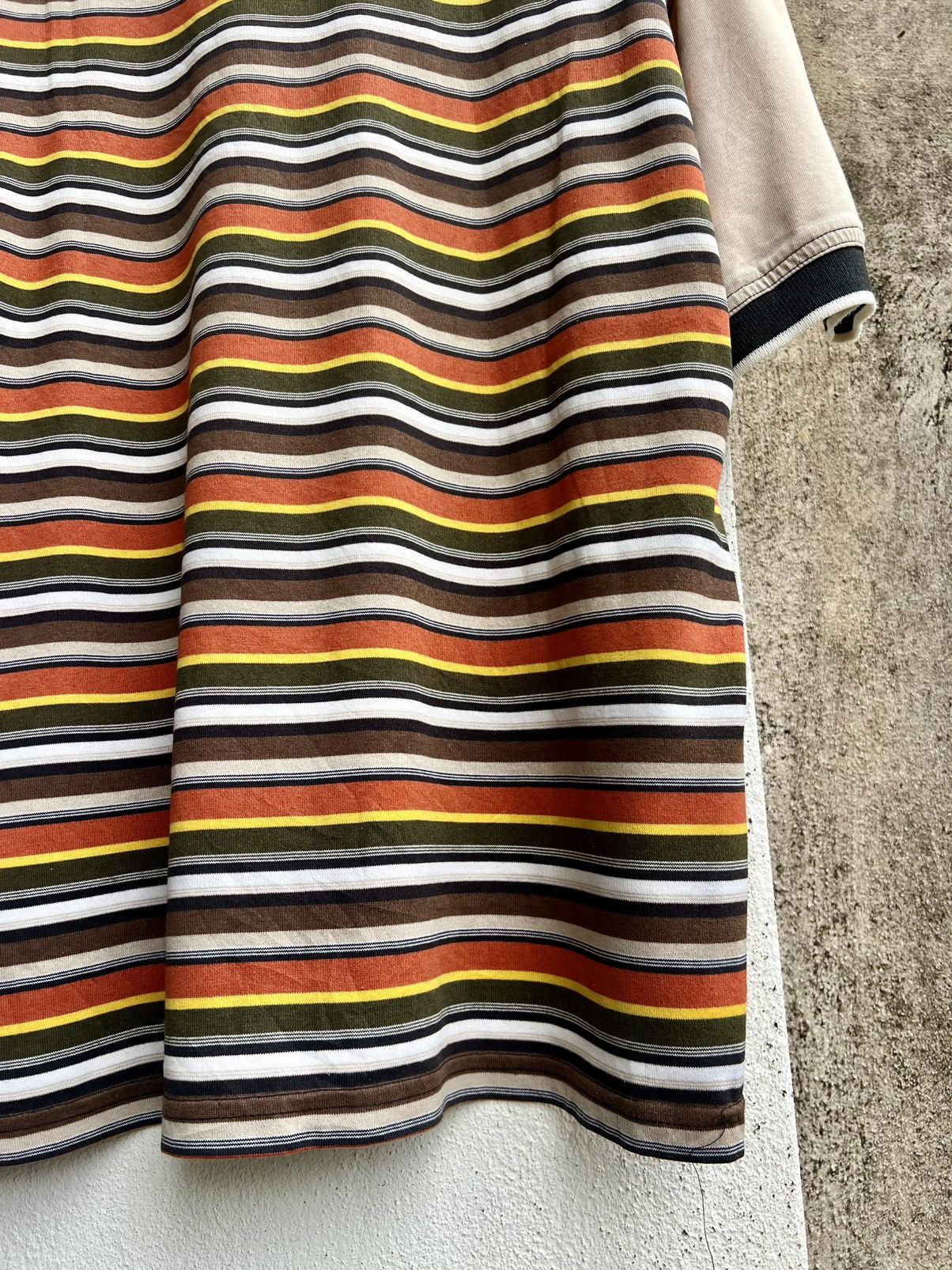 Cross Colours × Vintage VINTAGE RARE CROSS COLOURS STRIPES TEE Size US M / EU 48-50 / 2 - 13 Thumbnail