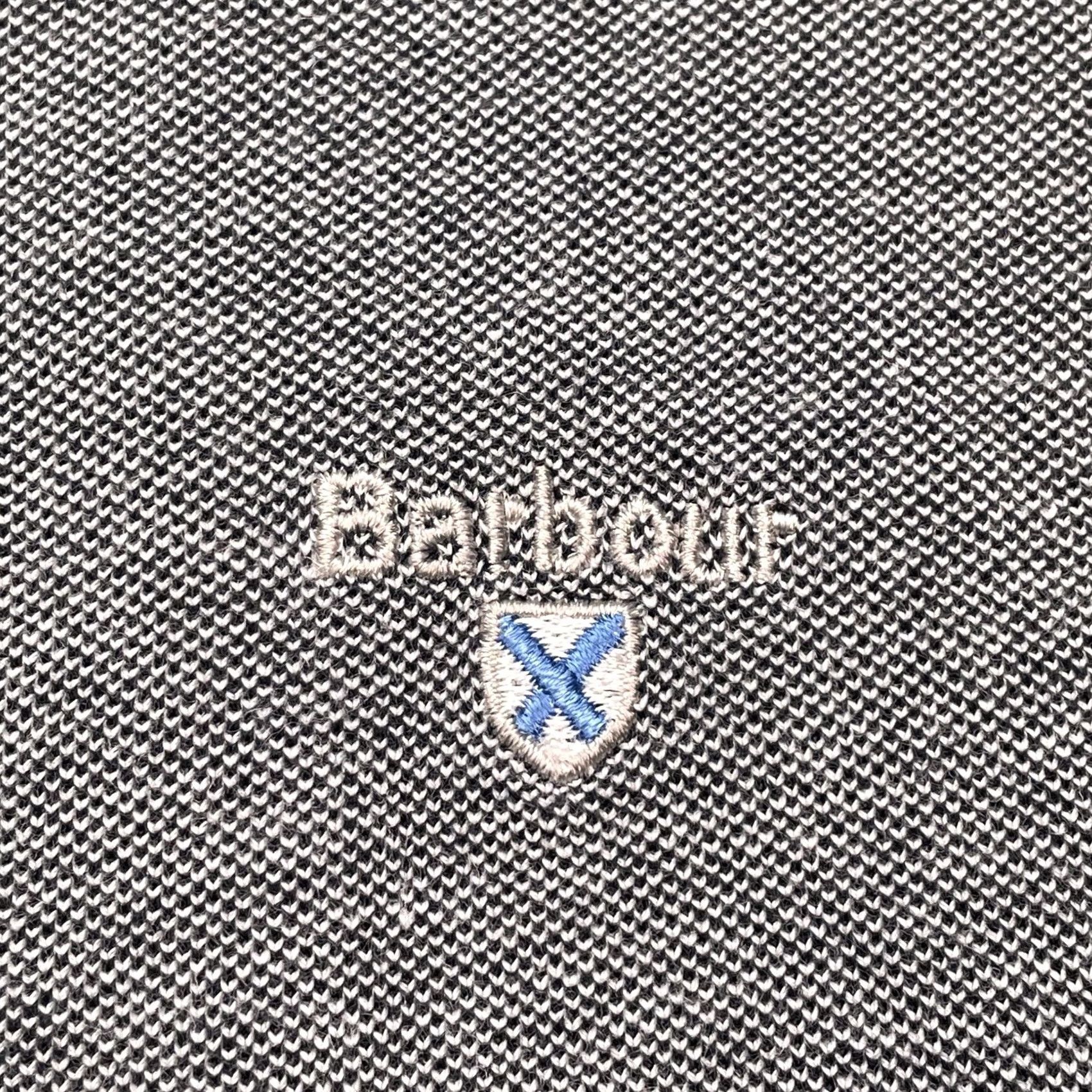 Barbour Barbour Polo Shirt Mens Medium Gray Contrast Collar Cotton Logo Short Sleeve Size US M / EU 48-50 / 2 - 2 Thumbnail