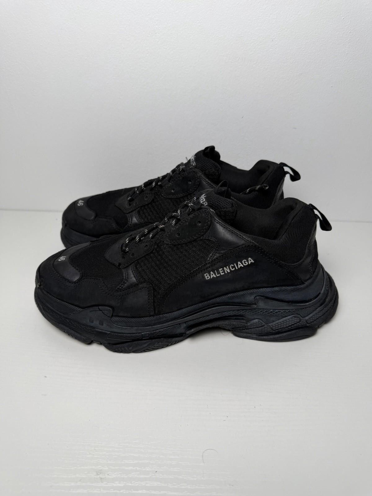 Balenciaga Balenciaga Triple S Black Sneakers Men’s EU 46 US 13 Size US 13 / EU 46 - 3 Thumbnail