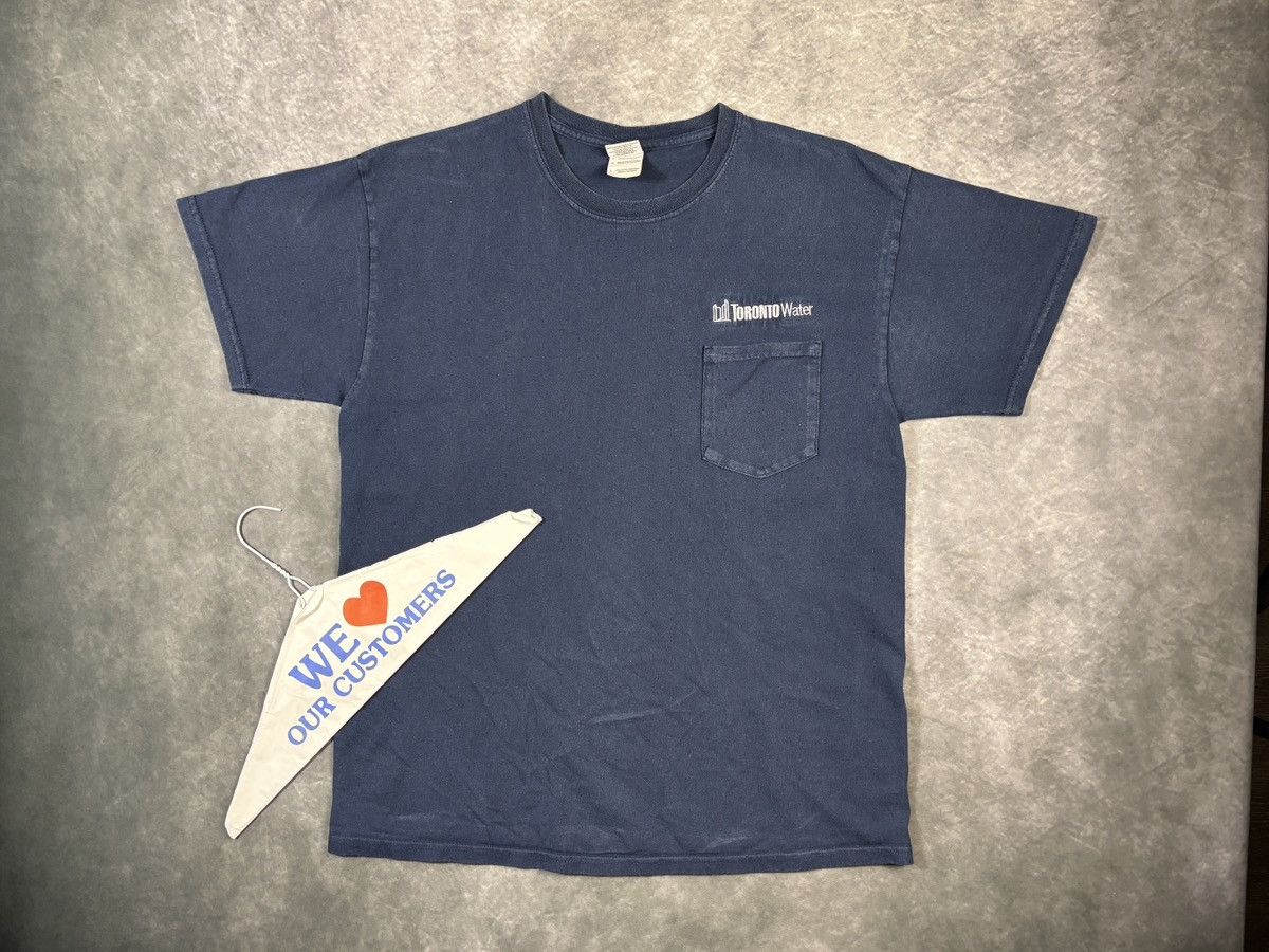 Vintage Vintage Toronto Water Tee Shirt Employee Uniform Service ON Size US M / EU 48-50 / 2 - 5 Thumbnail
