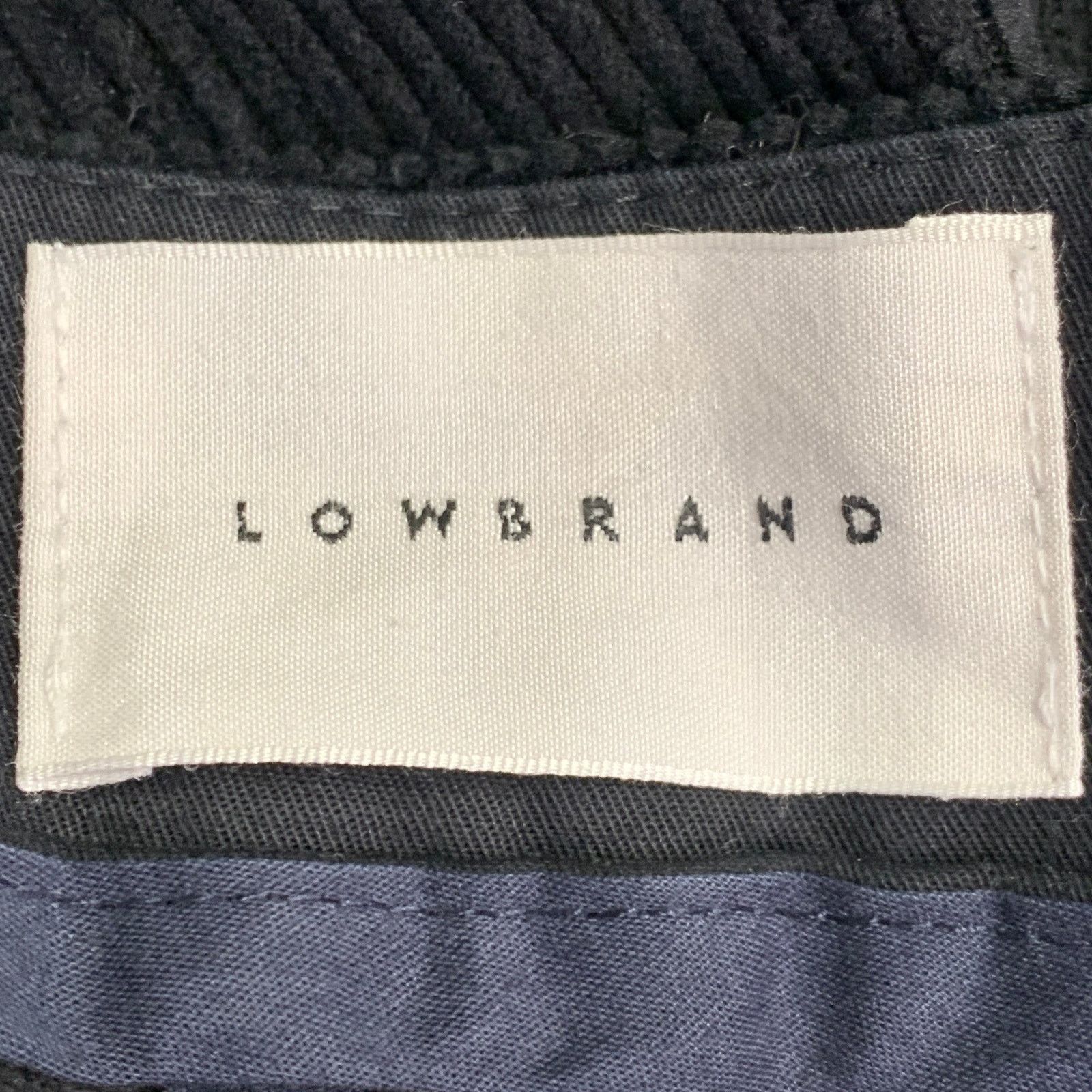 Low Brand LOW BRAND Black Corduroy Cotton Blend Pleated Casual Pants Size US 36 / EU 52 - 6 Thumbnail