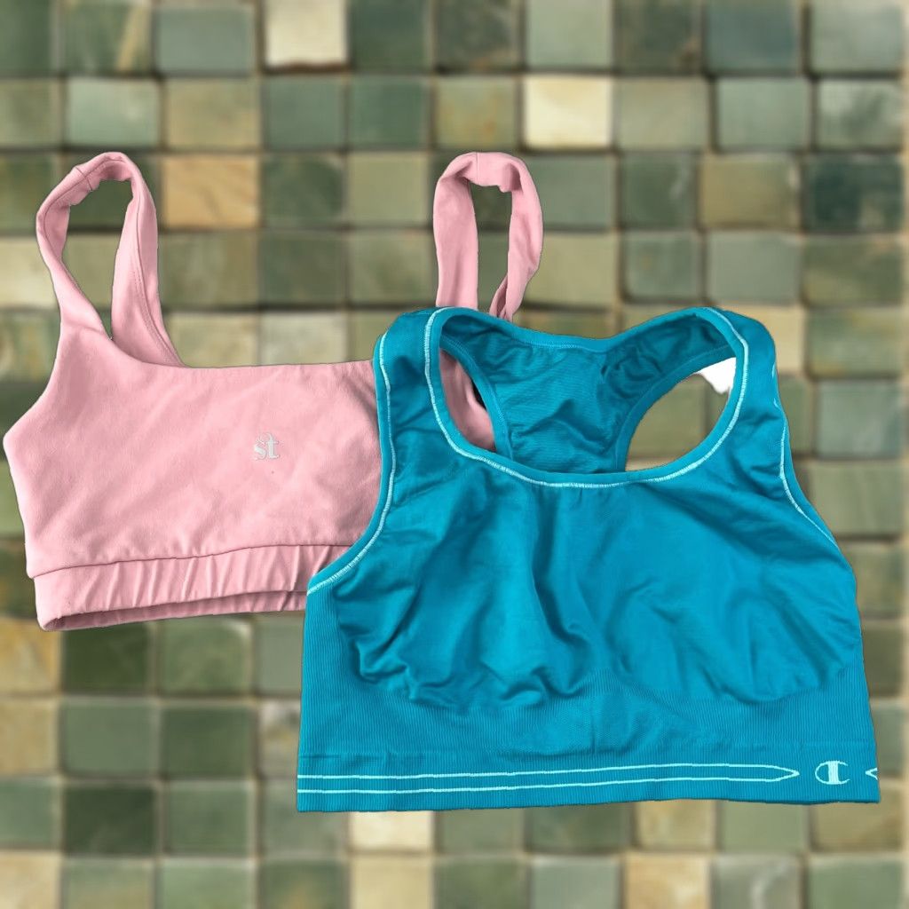 Champion Champion ST Sports Bra LOT of 2 Women XL Sportswear Gorpcore Running Trainning Size ONE SIZE - 1 Thumbnail