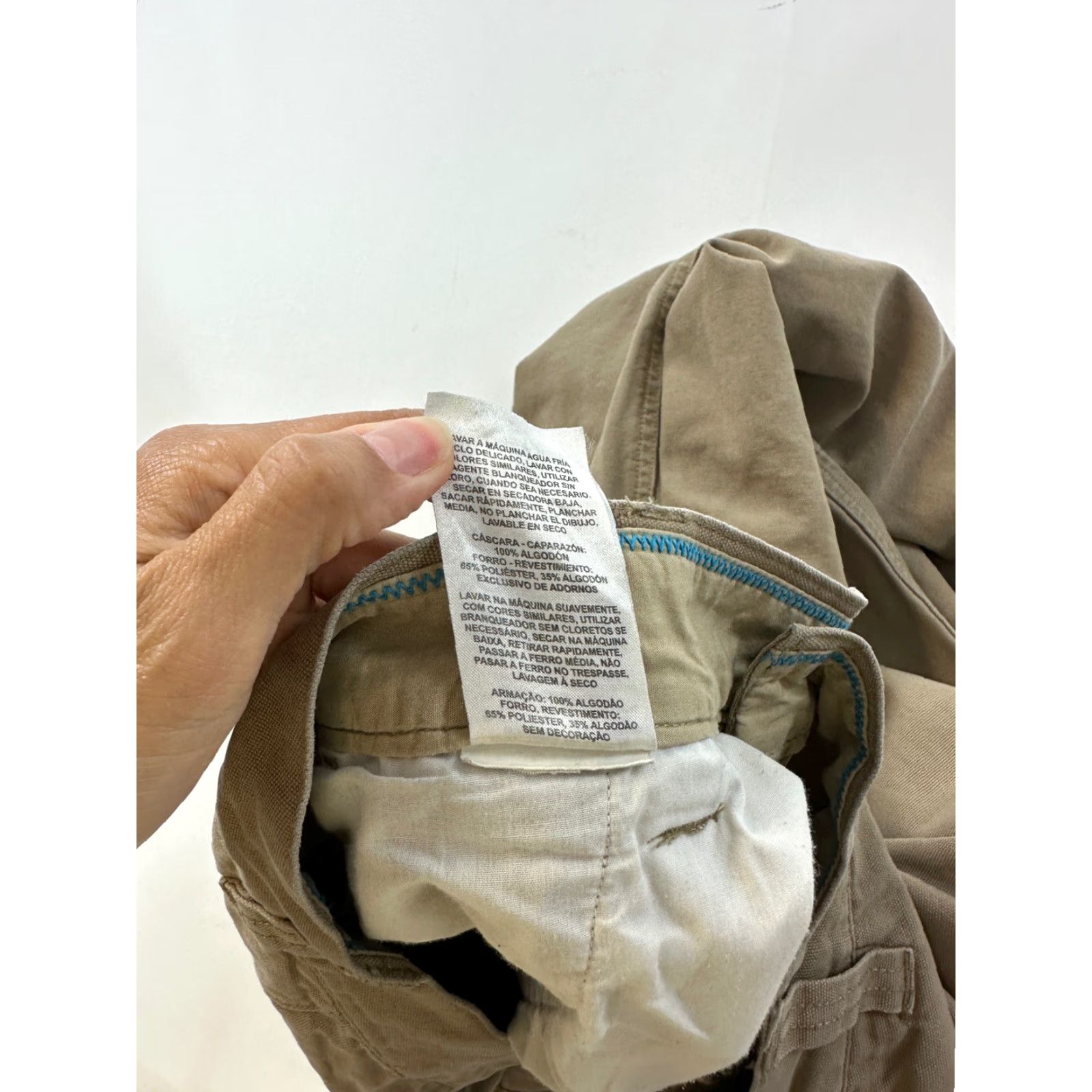 Vintage Columbia Pants Mens 32 Khaki Canvas Workwear Wide-Leg Chino Pockets Beige 32 Inseam 28 Mens Size US 32 / EU 48 - 5 Thumbnail