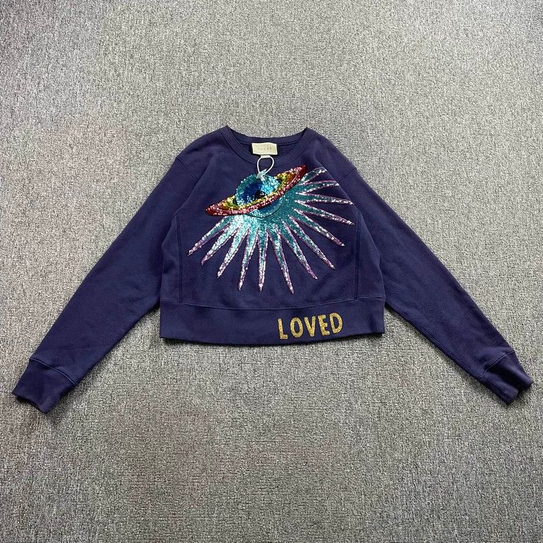 Gucci Gucci Sequin Planet Sweatshirt 2502-Nextarrow Size US M / EU 48-50 / 2 - 1 Thumbnail