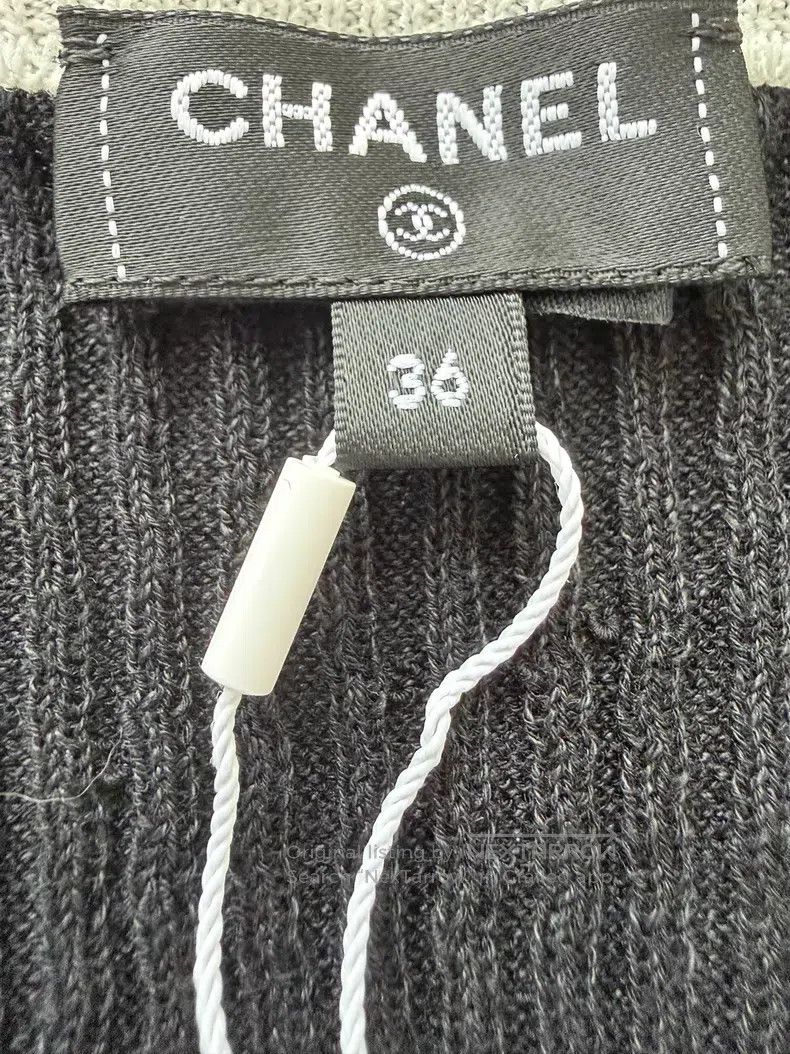 Chanel Chanel Black knitted double c versatile dress Size XS / US 0-2 / IT 36-38 - 4 Thumbnail