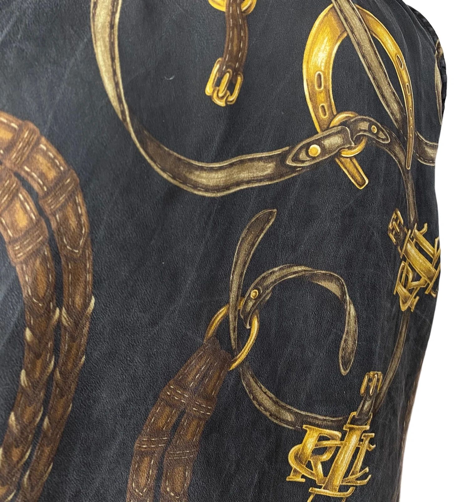 Lauren Ralph Lauren Ptinted Silk Blouse Sleeveless size 6
