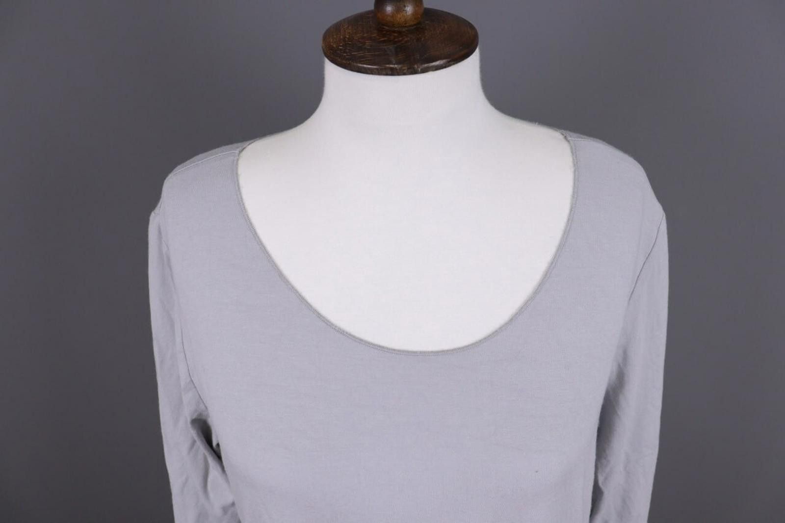 Oscar De La Renta Oska Gray Scoop Neck Relaxed Lagenlook Dress Size 3 Size M / US 6-8 / IT 42-44 - 5 Thumbnail