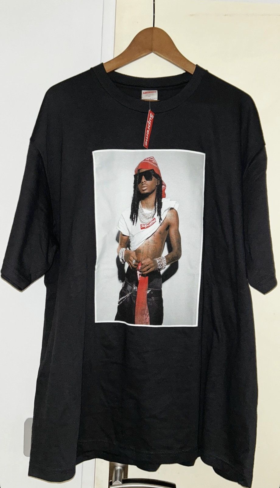 Supreme SUPREME x PLAYBOI CARTI BLACK TEE DS Size US XL / EU 56 / 4 - 1 Thumbnail
